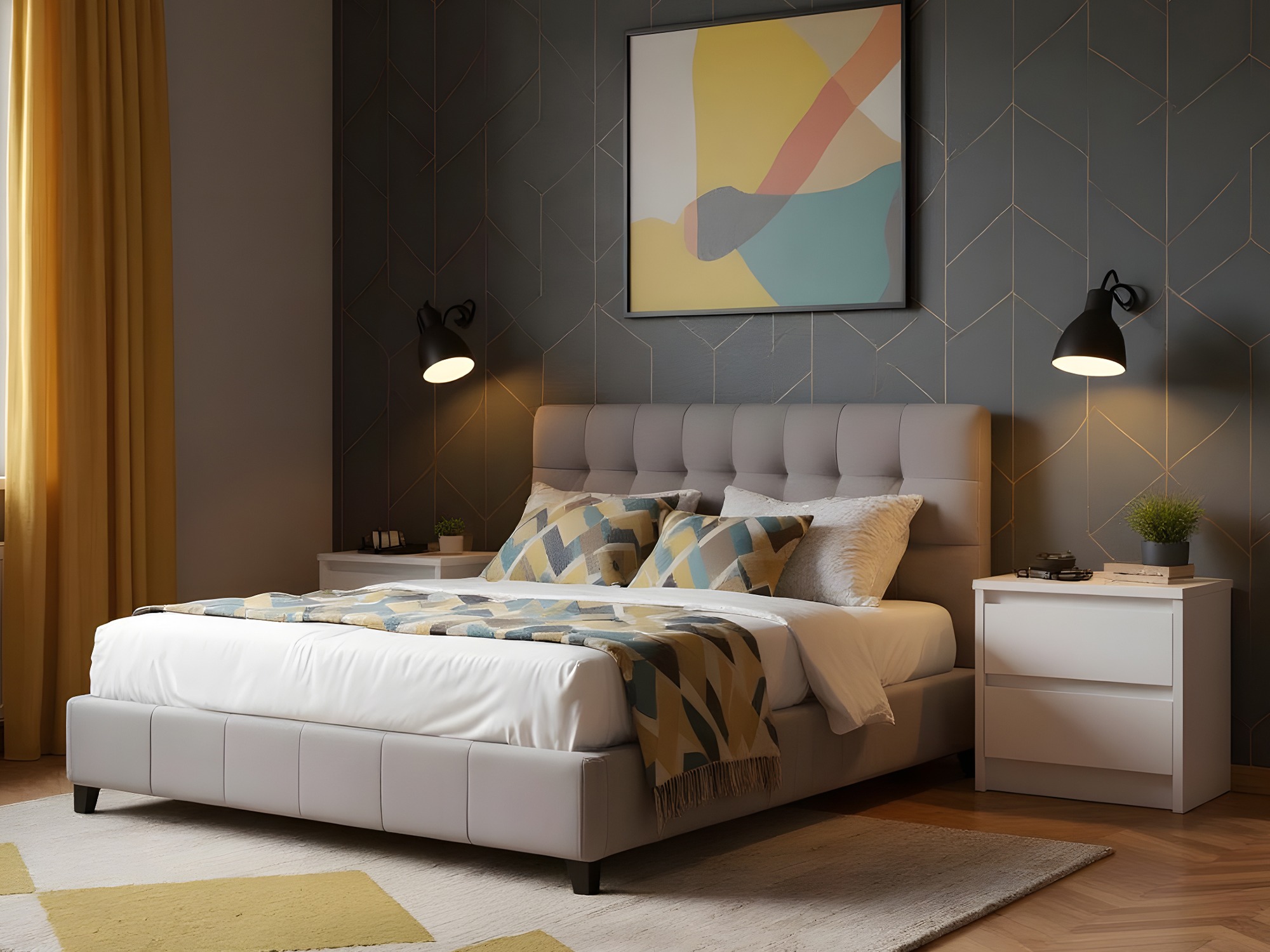 Öökapp Ontario 197 (Valge)