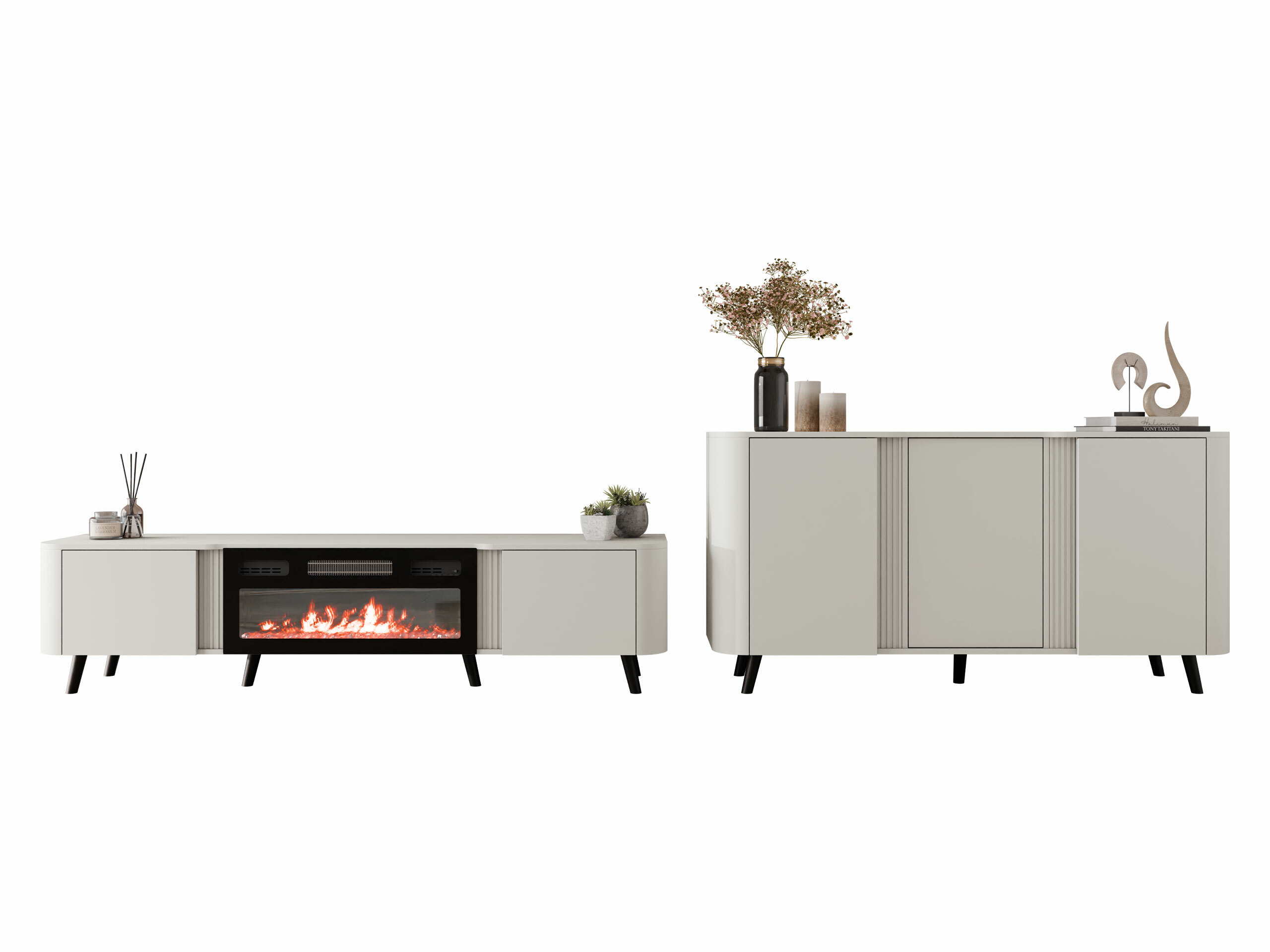 Elutoa komplekt Charlotte 204 (Kašmiir + Must)