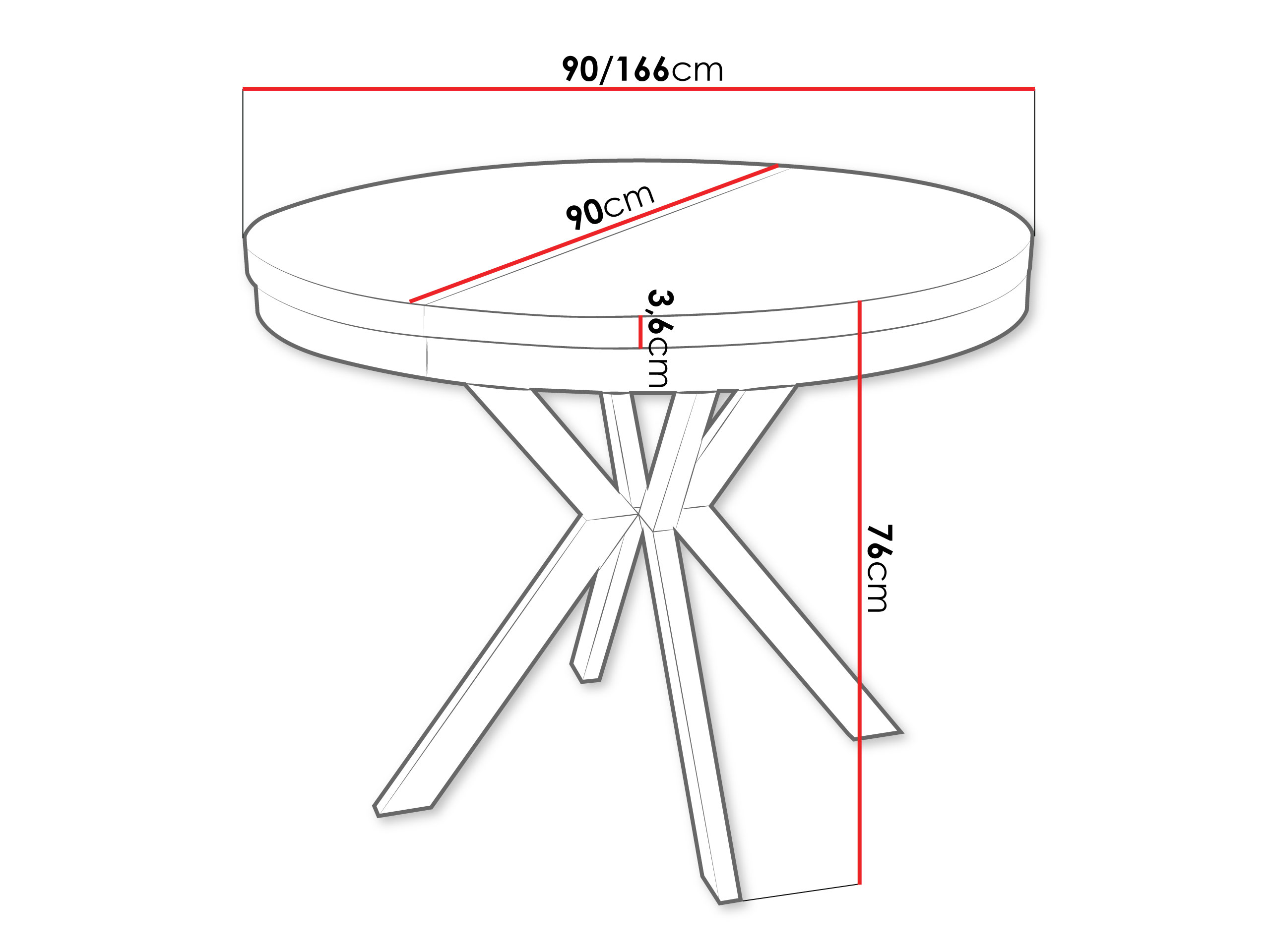 Laud Oswego 155 (Must marmor + Kuldne)
