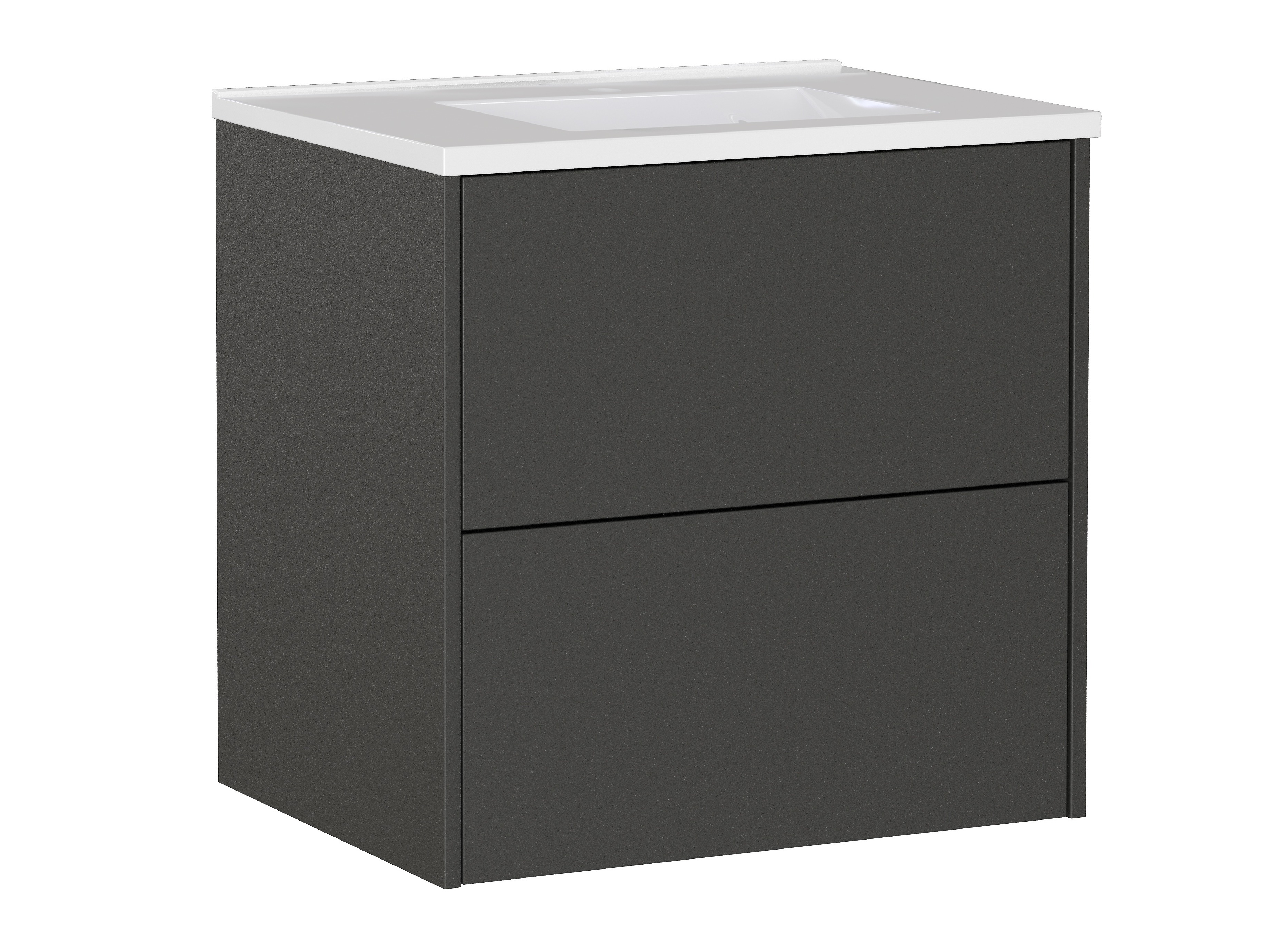 Vannitoa põrandakapp kraanikausile Sacramento 522 (Grafiit)