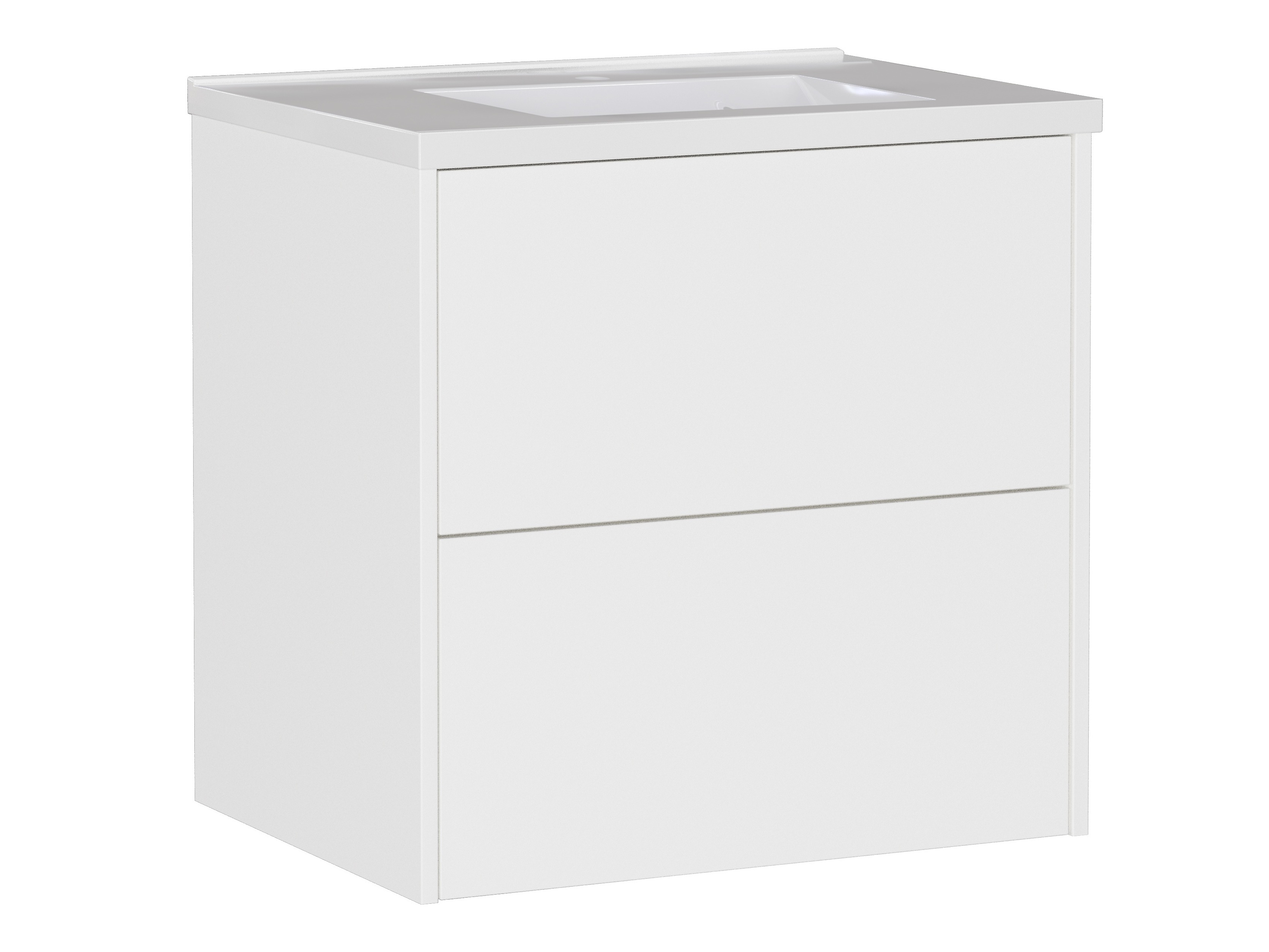 Vannitoa põrandakapp kraanikausile Sacramento 522 (Valge)