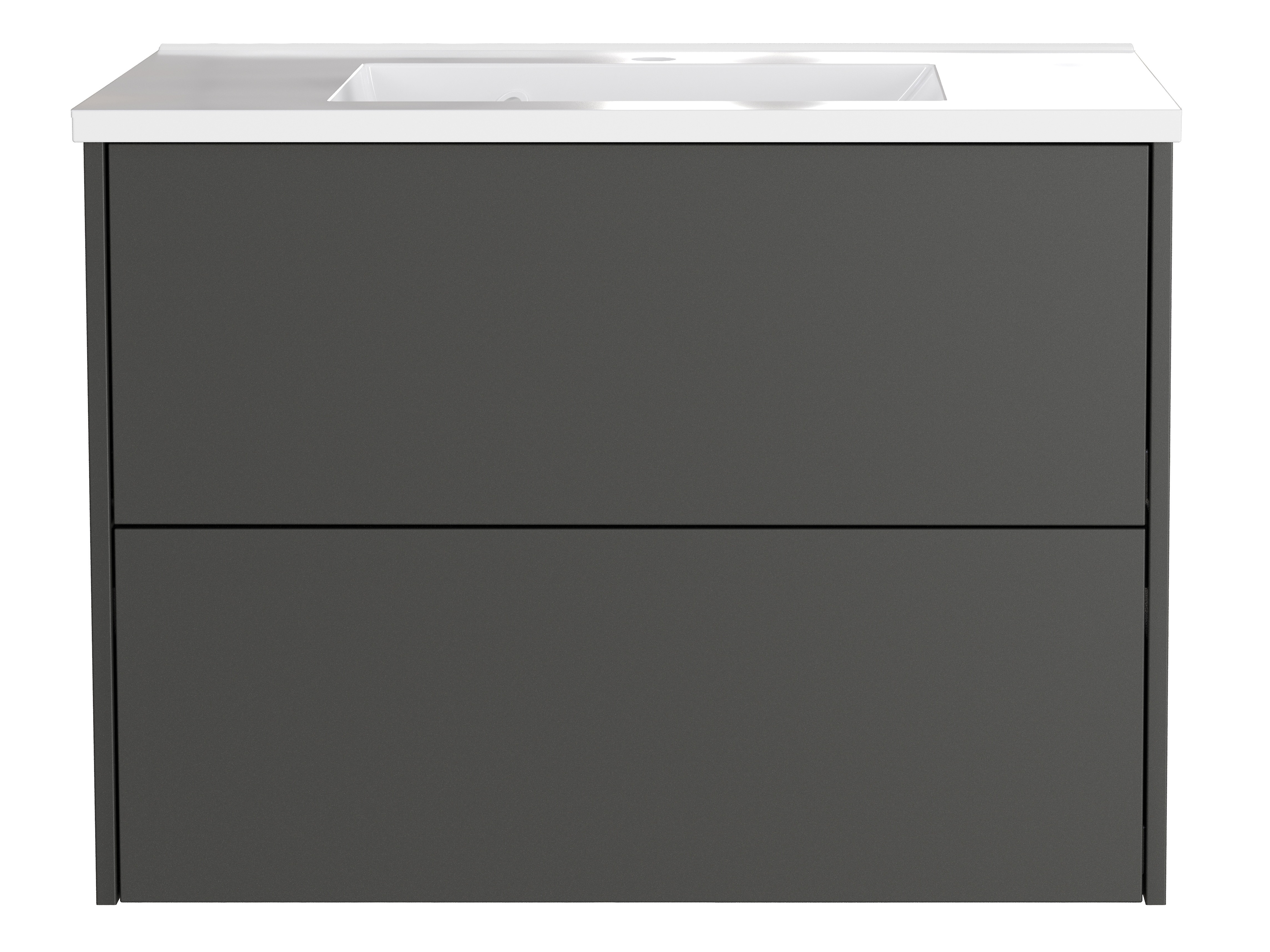 Vannitoa põrandakapp kraanikausile Sacramento 523 (Grafiit)