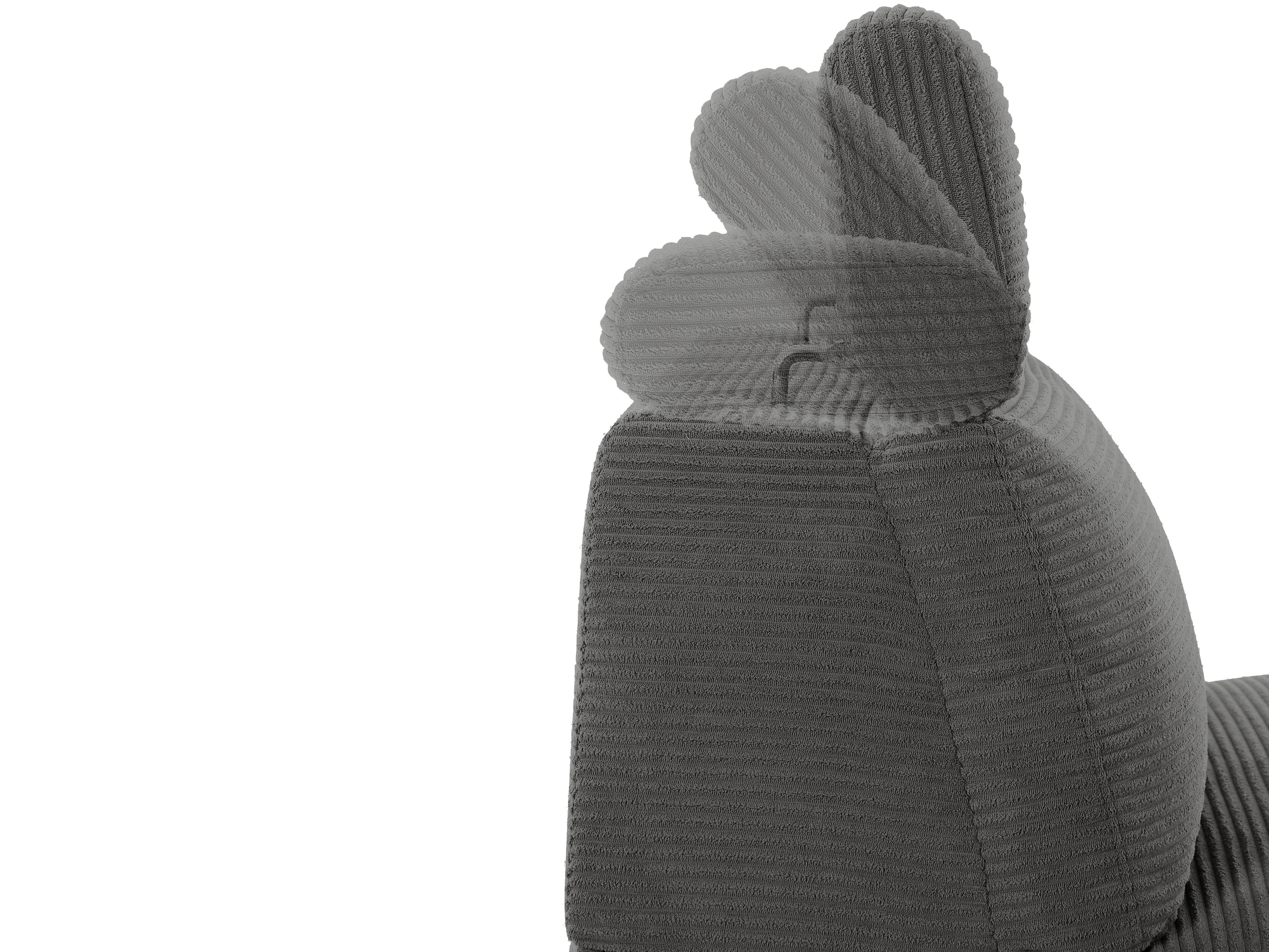 Pehme nurga recliner Denton 1509 (Antratsiit)