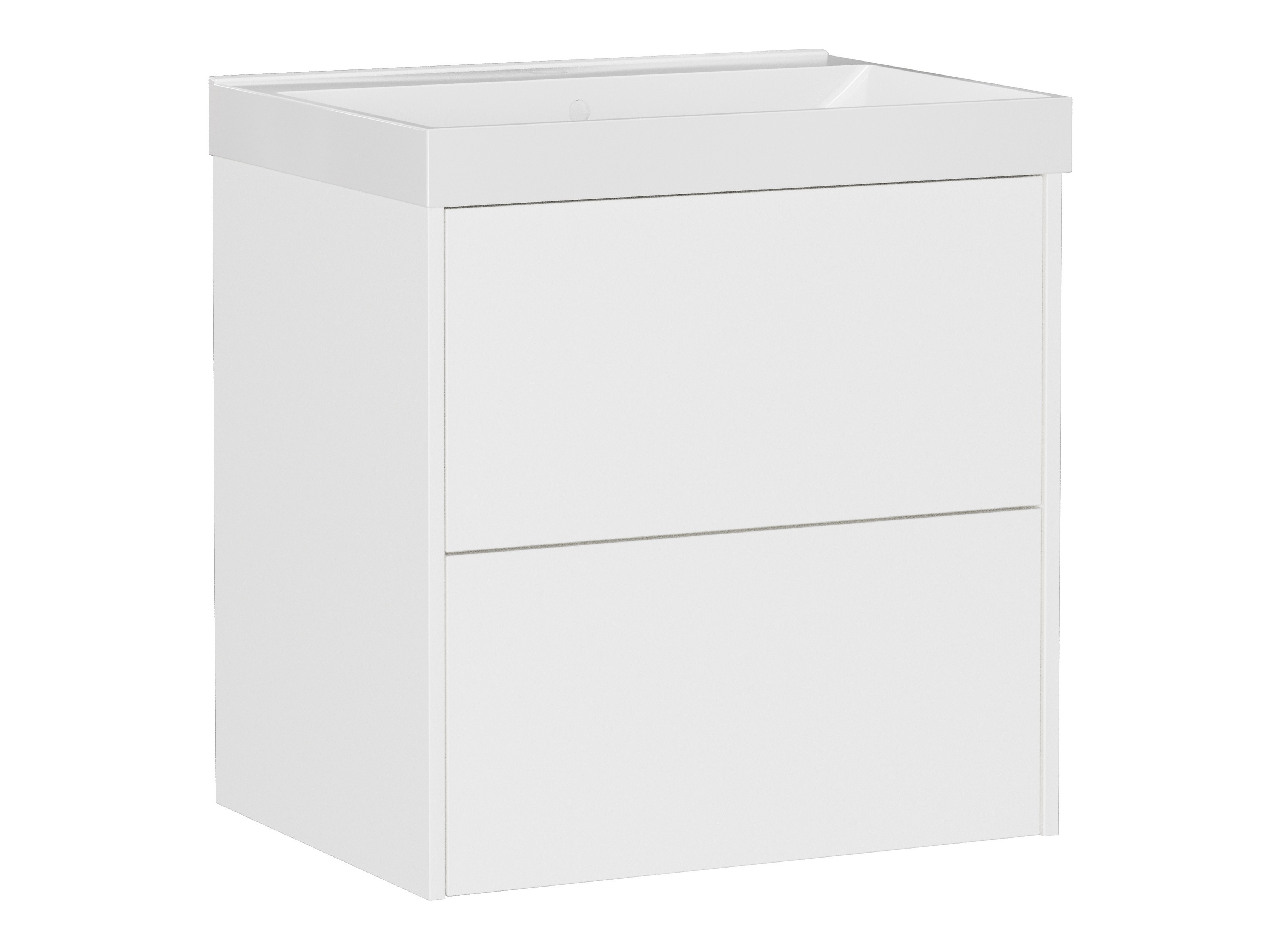 Vannitoa põrandakapp kraanikausile Sacramento 524 (Valge)