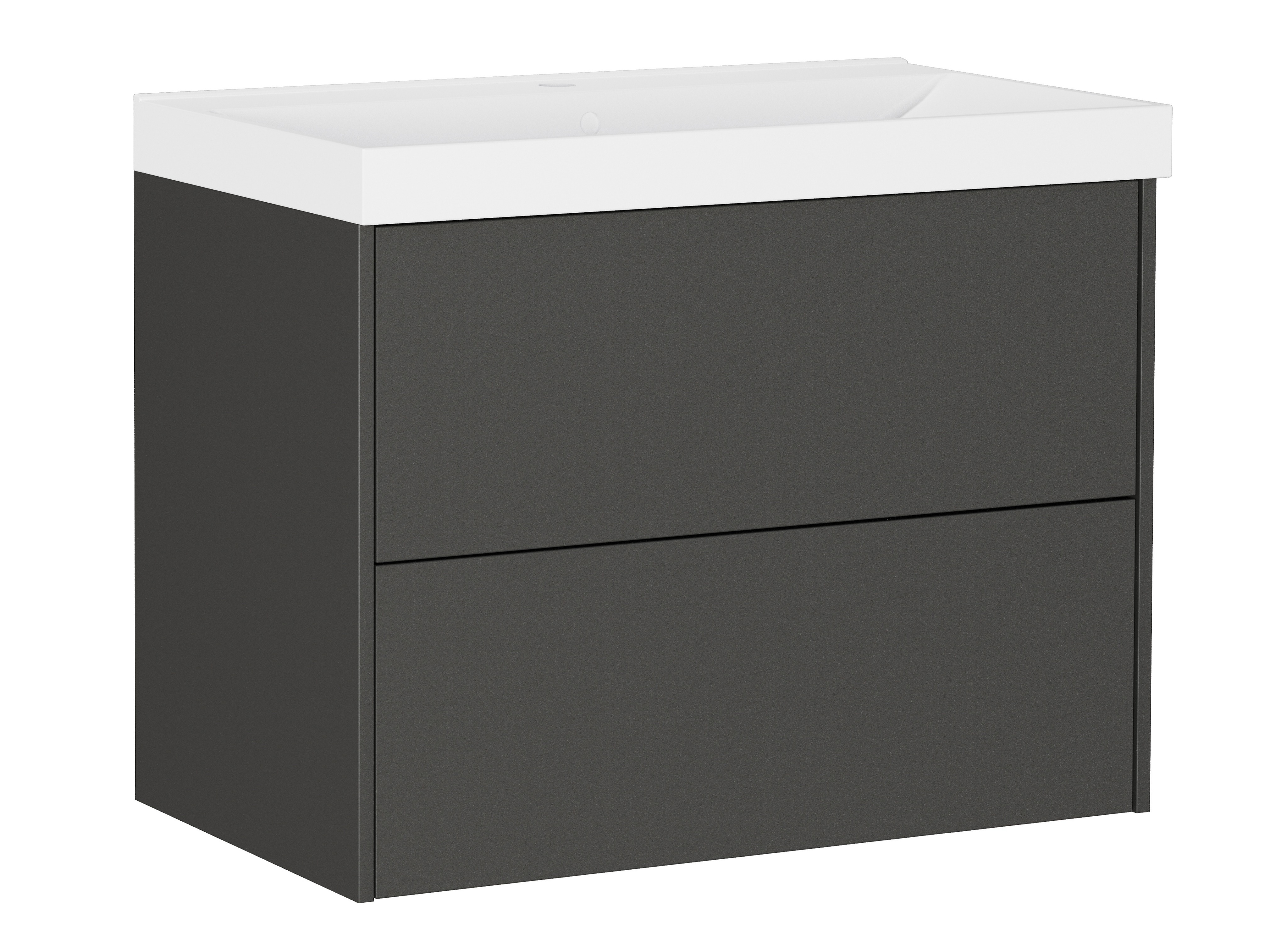 Vannitoa põrandakapp kraanikausile Sacramento 525 (Grafiit)