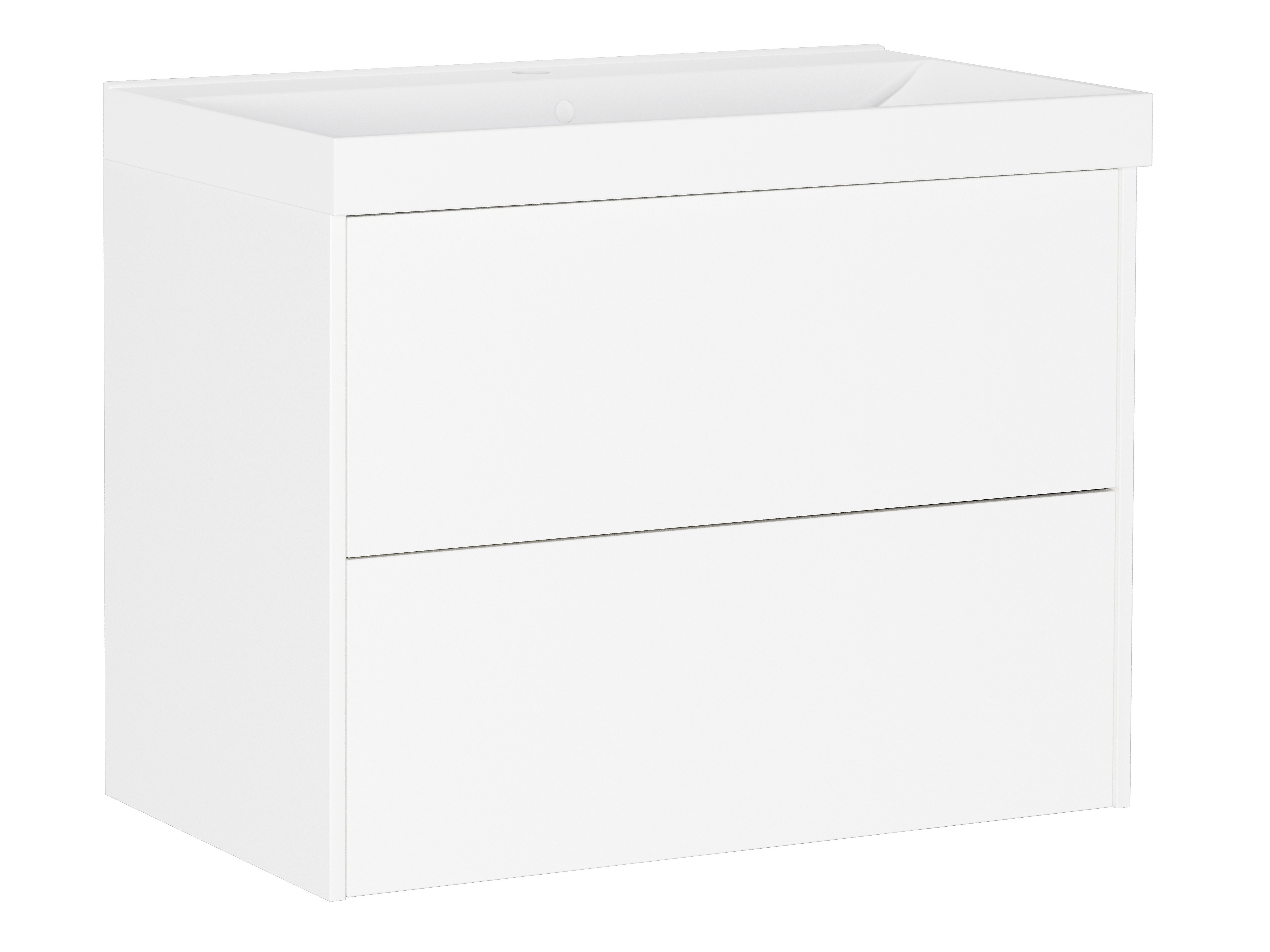 Vannitoa põrandakapp kraanikausile Sacramento 525 (Valge)