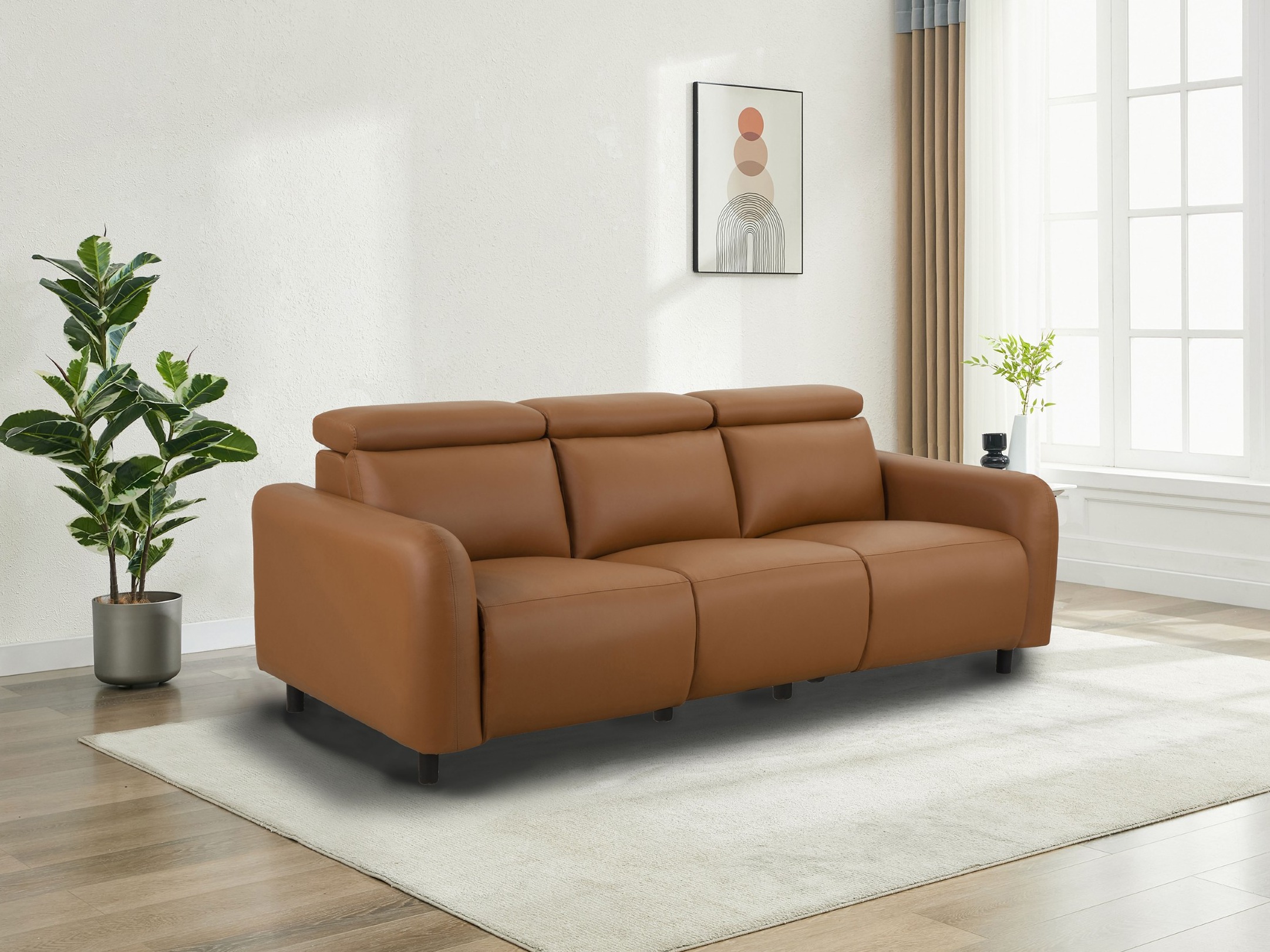 Diivan recliner Denton 1511 (Oranž)