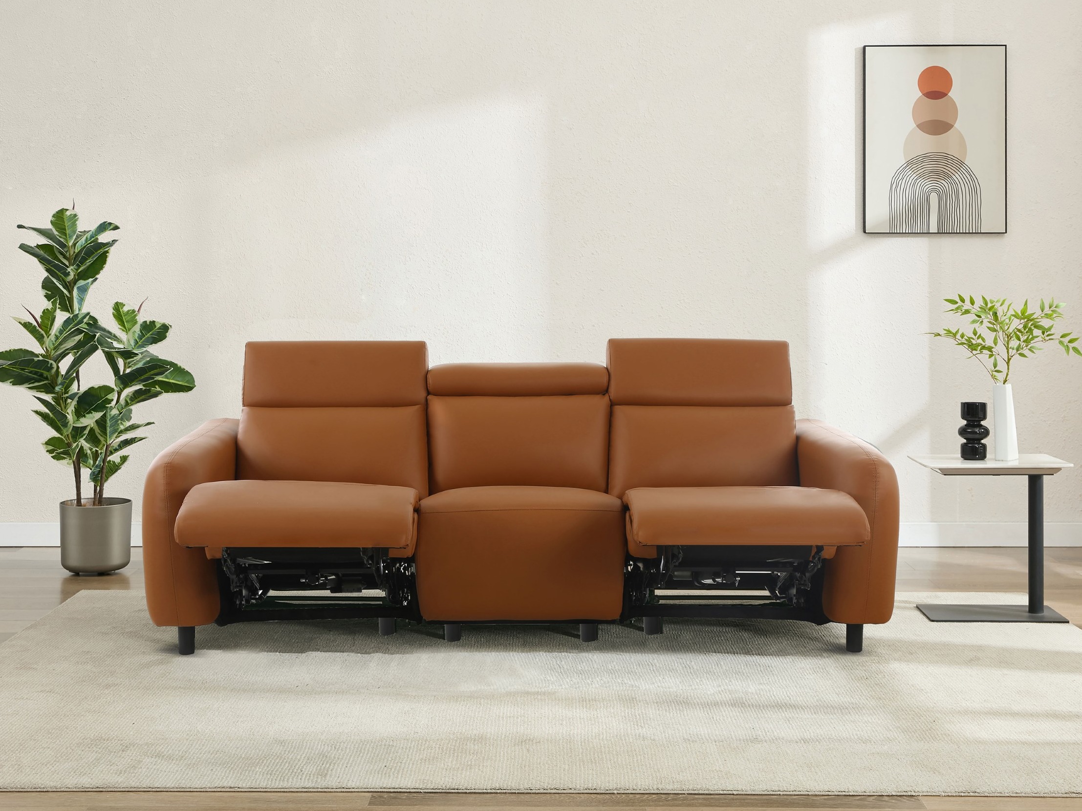 Diivan recliner Denton 1511 (Oranž)