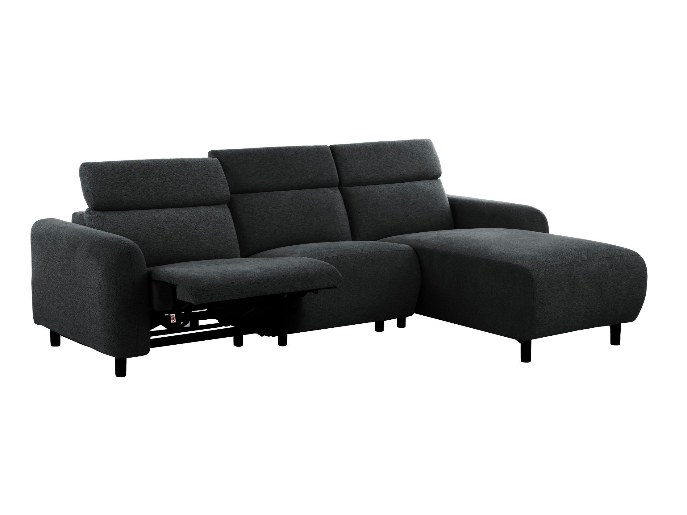 Pehme nurga recliner Denton 1510 (Antratsiit)