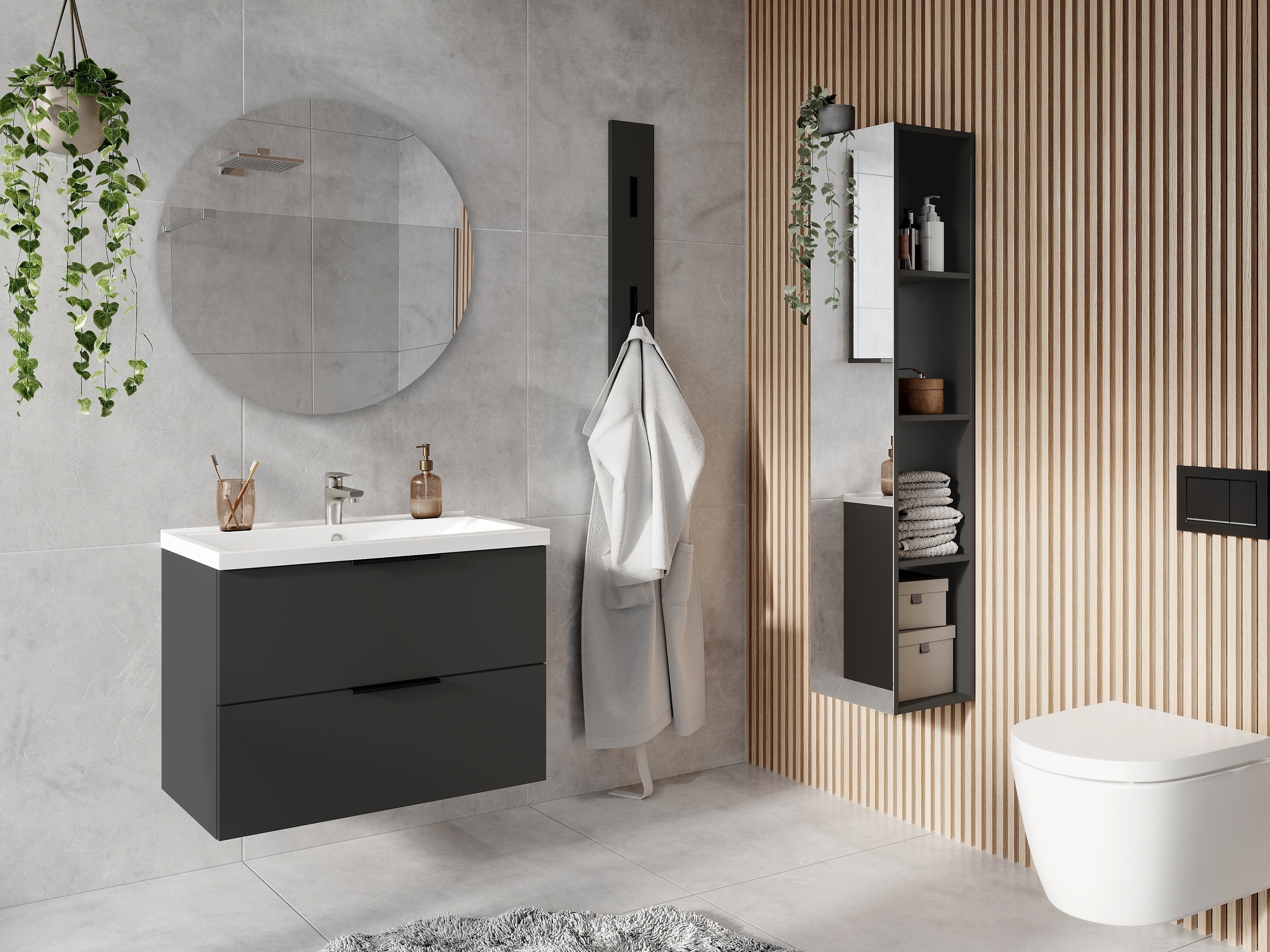 Vannitoa põrandakapp kraanikausile Temeli 111