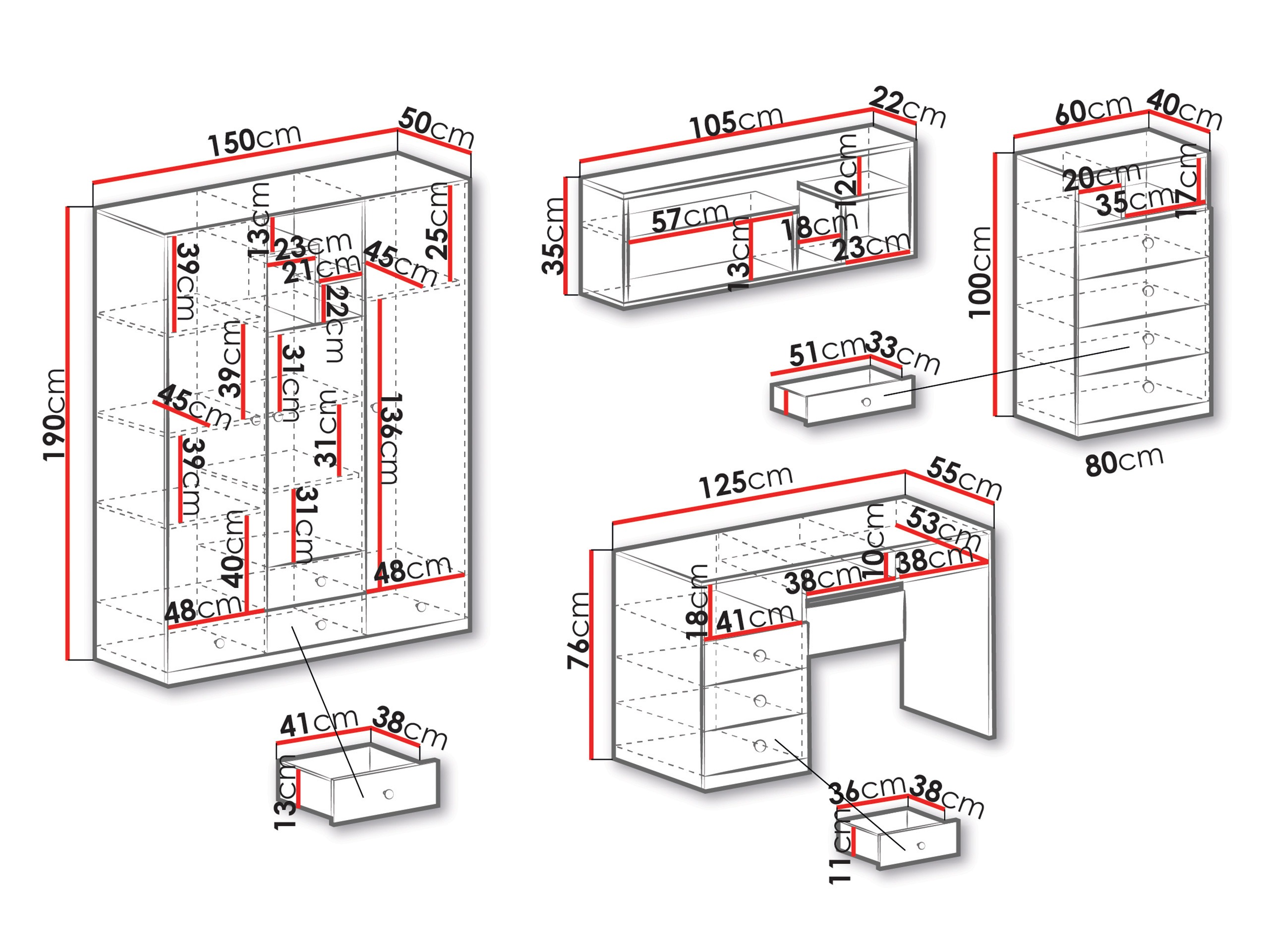 Mööblikomplekt Tesmonu 115