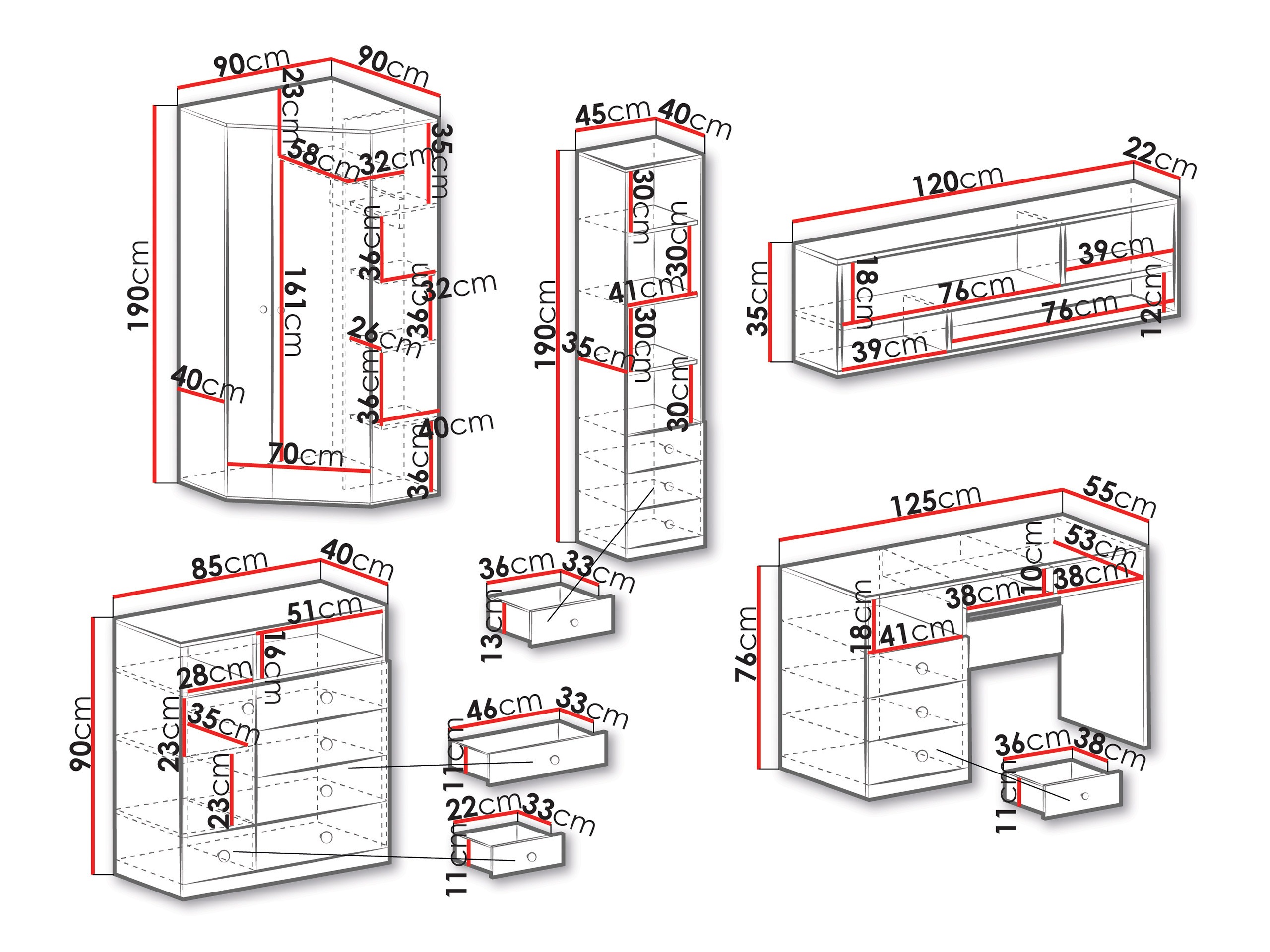 Mööblikomplekt Tesmonu 117