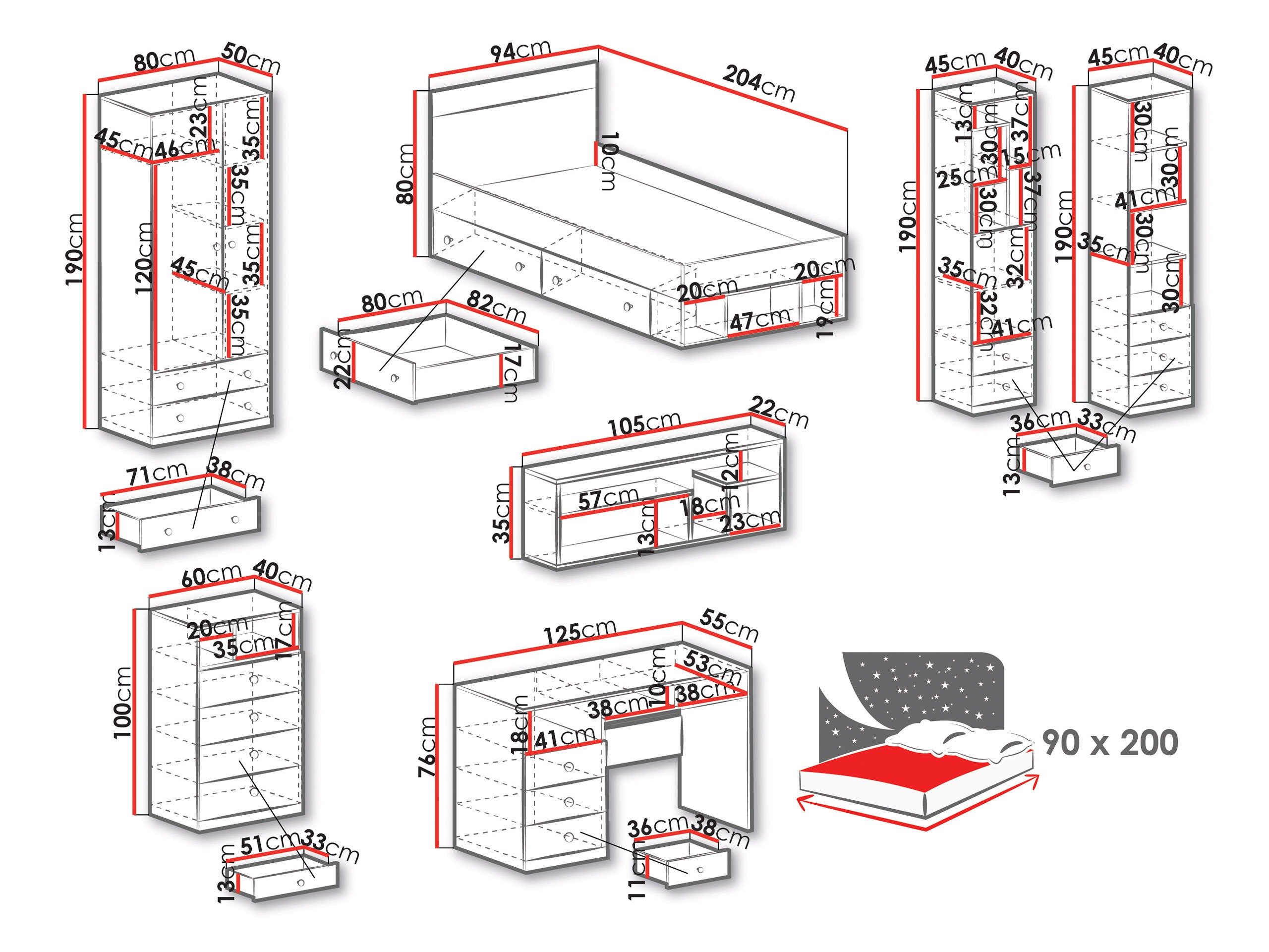 Mööblikomplekt Tesmonu 118