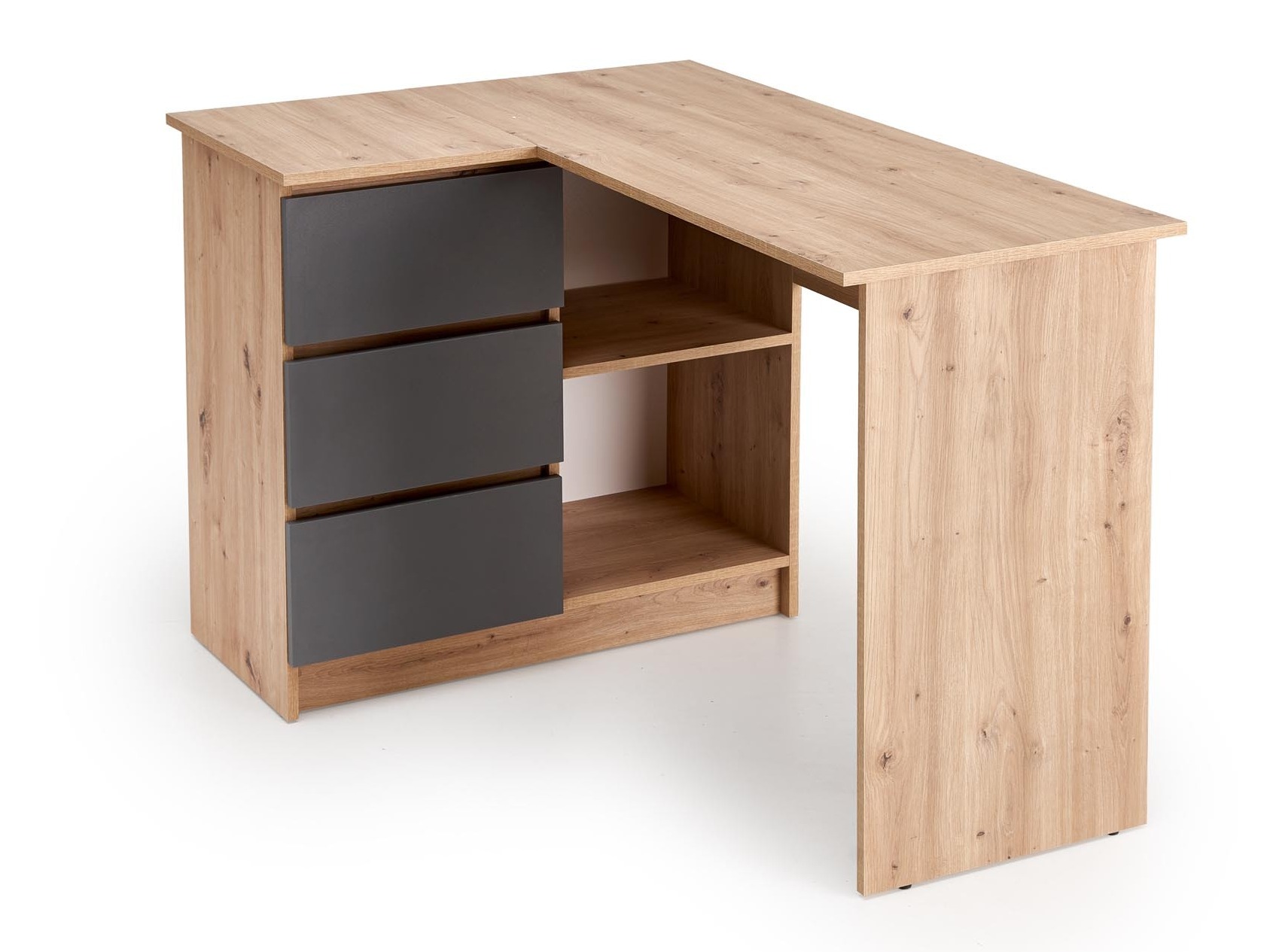 Kontori nurgalaud Houston 1950 (Grafiit + Artisan tamm)