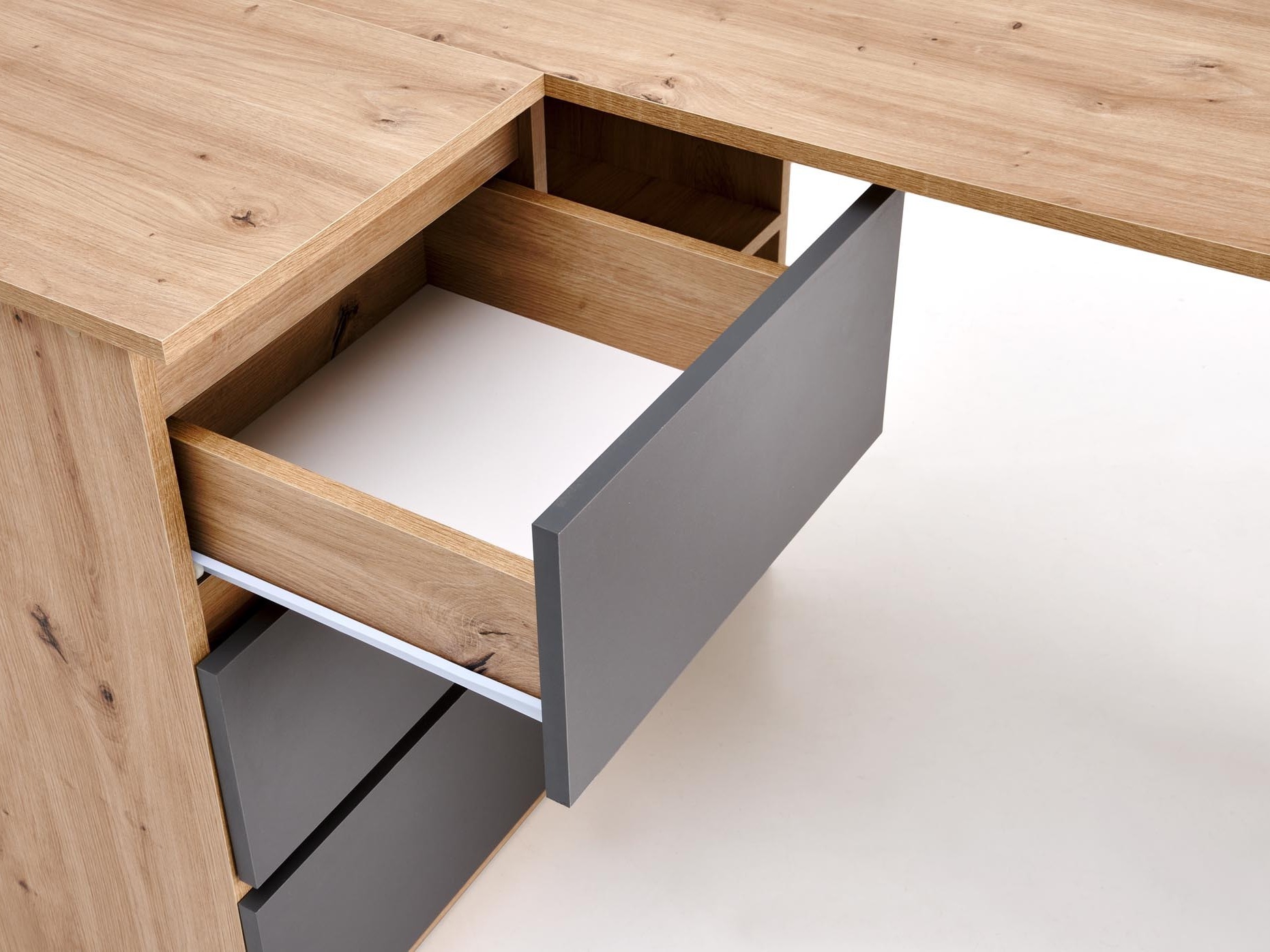 Kontori nurgalaud Houston 1950 (Grafiit + Artisan tamm)