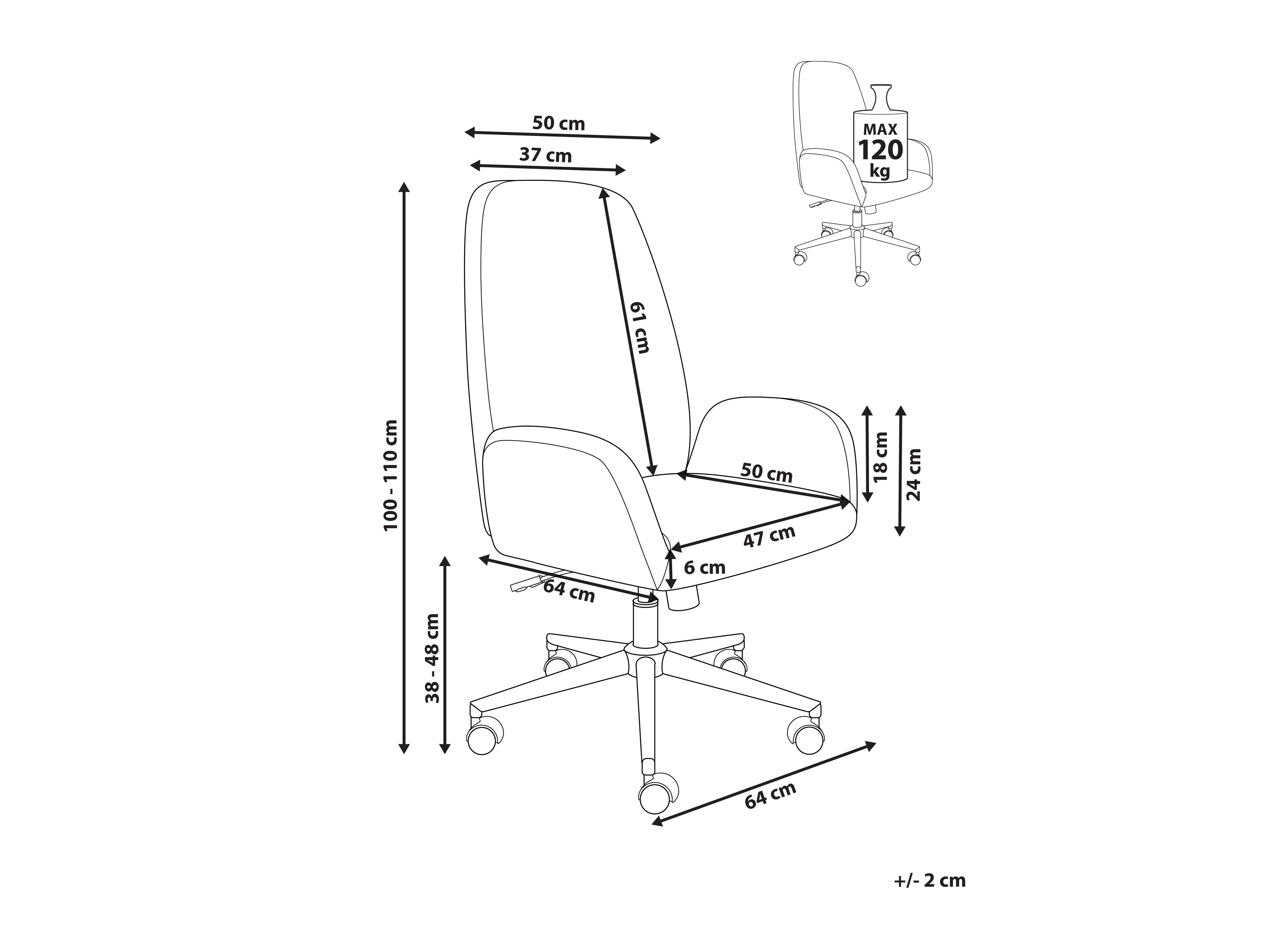Kontoritool Berwyn 2866 (Roheline)