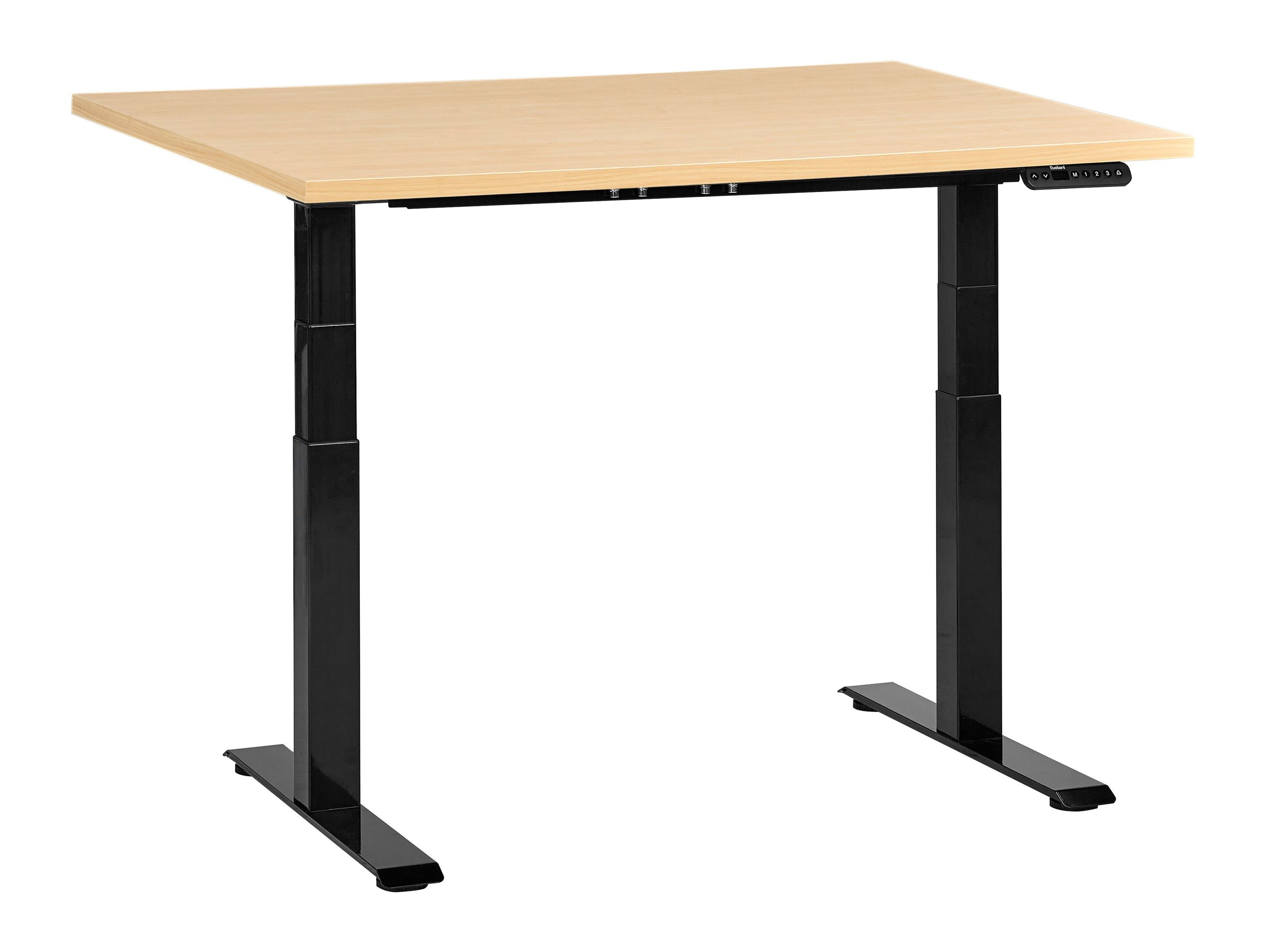 Reguleeritava kõrgusega töölaud Berwyn 2863 (Ere puit + Must)