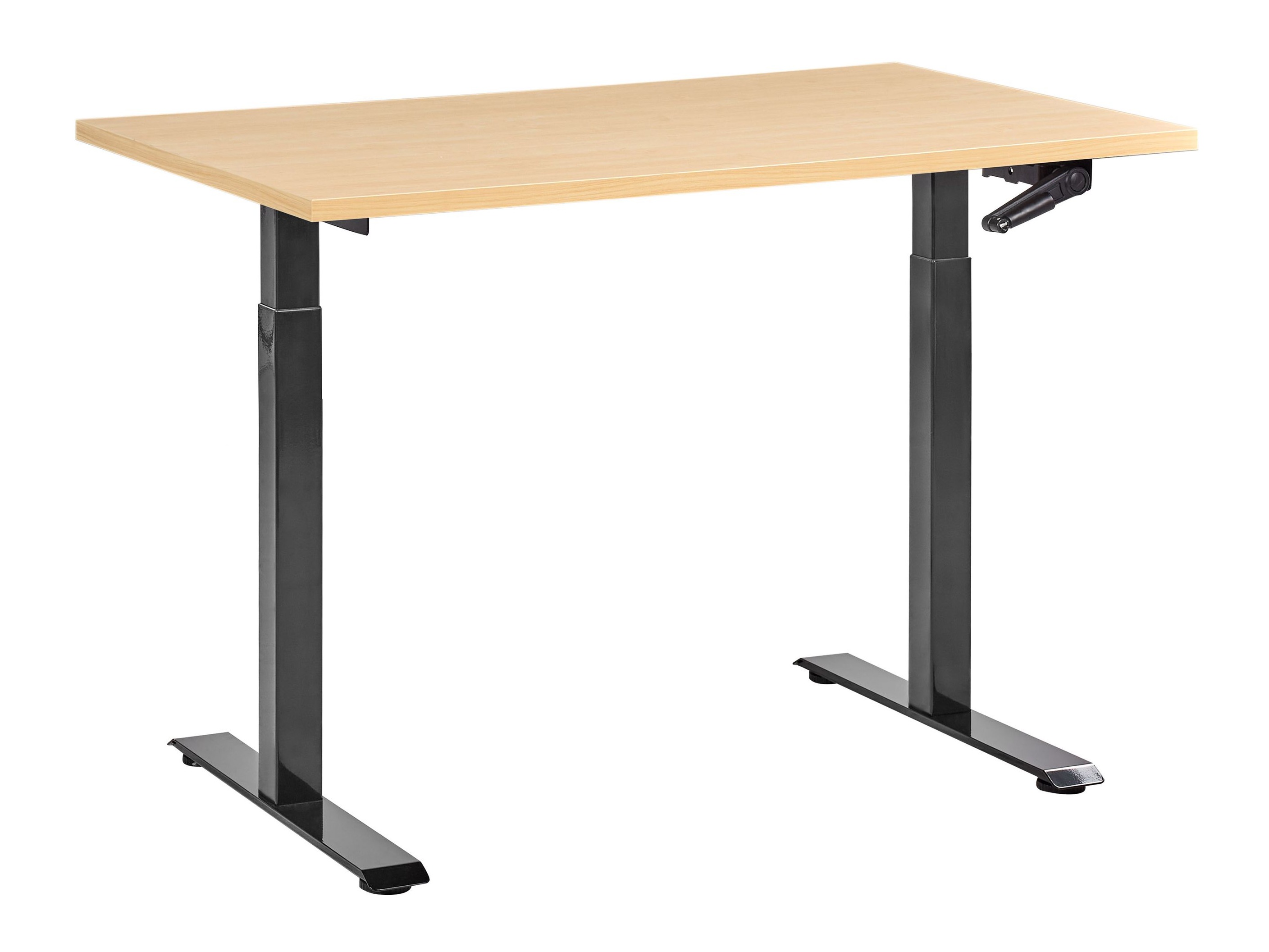 Reguleeritava kõrgusega töölaud Berwyn 2864 (Ere puit + Must)