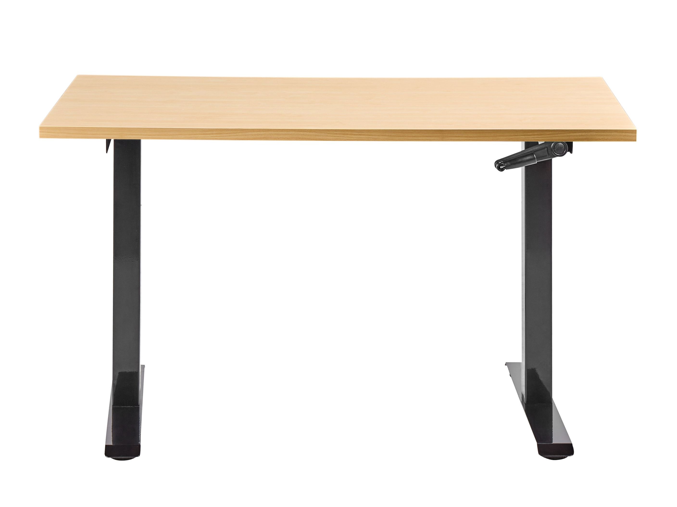 Reguleeritava kõrgusega töölaud Berwyn 2864 (Ere puit + Must)