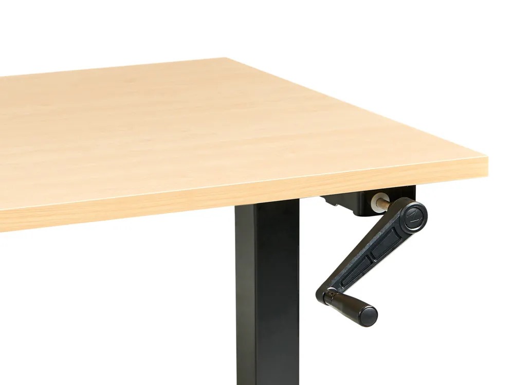 Reguleeritava kõrgusega töölaud Berwyn 2864 (Ere puit + Must)