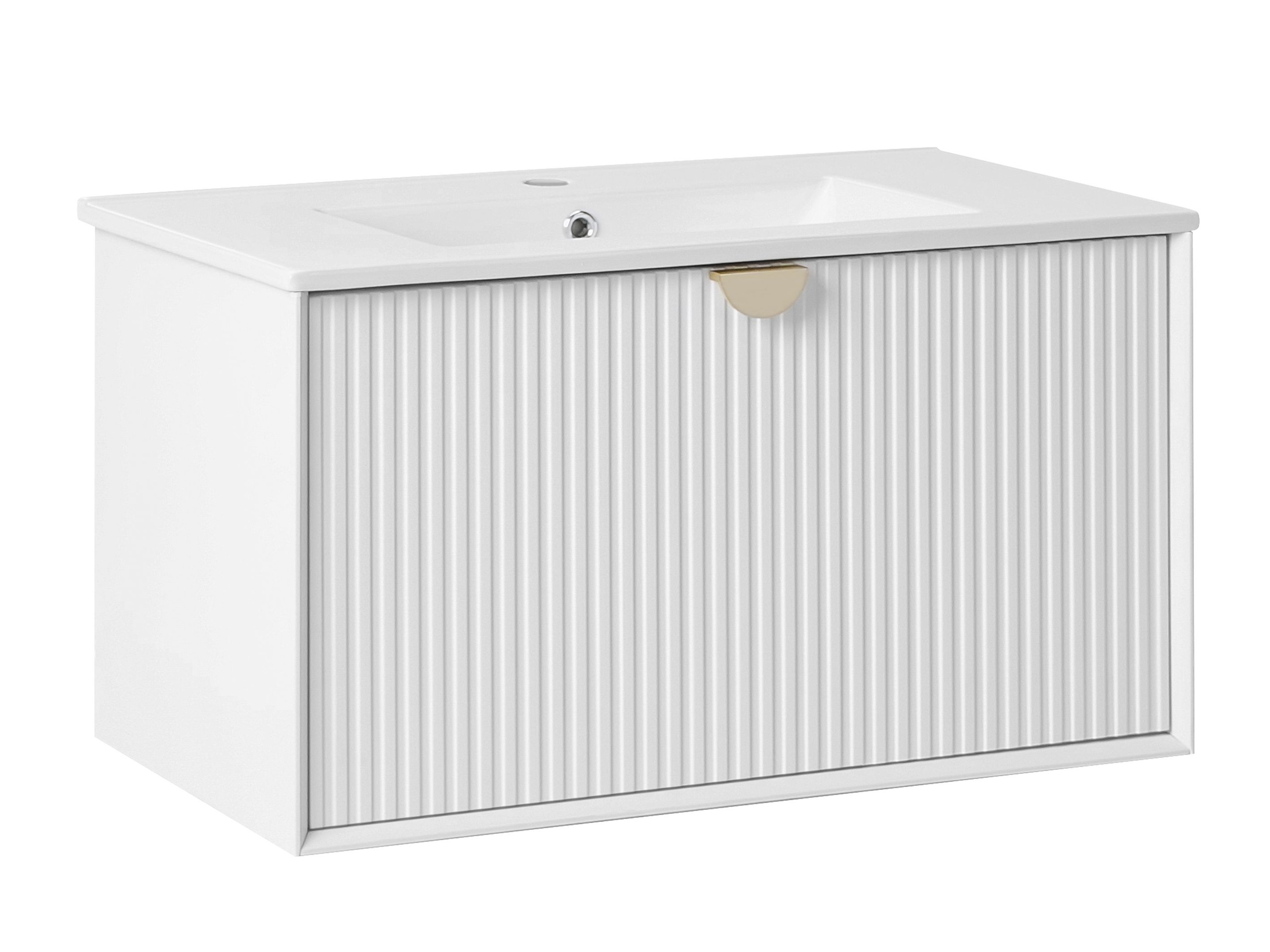 Vannitoa põrandakapp kraanikausile Berwyn 2871 (Valge)