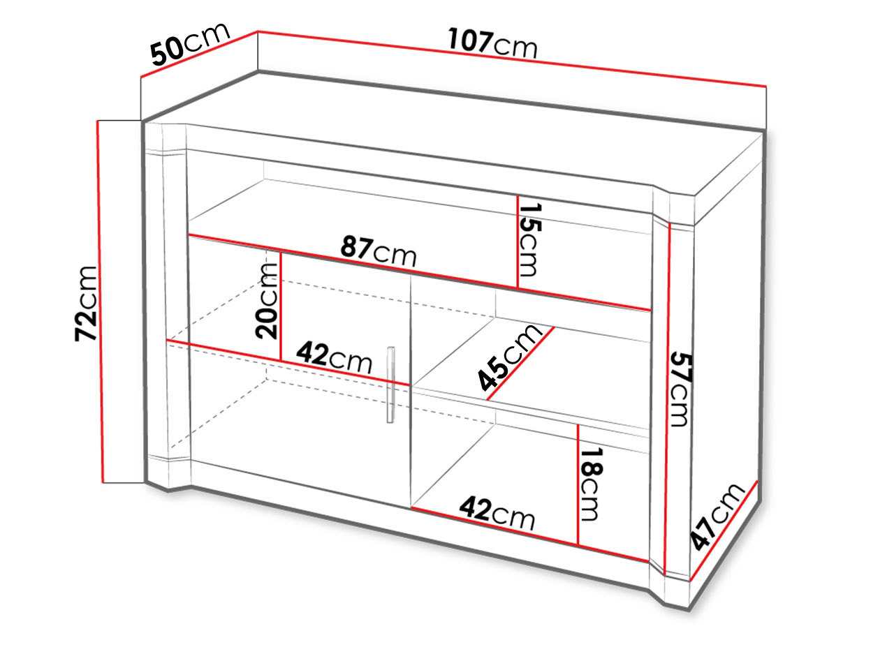 TV-alus Lorelie 110 (Trühvel tamm)