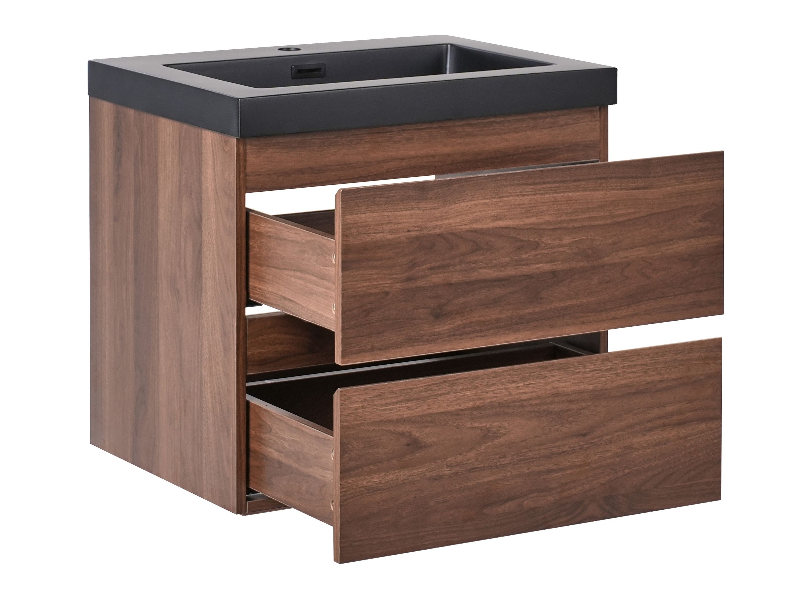 Vannitoa põrandakapp kraanikausile Berwyn 2872 (Tumepruun)