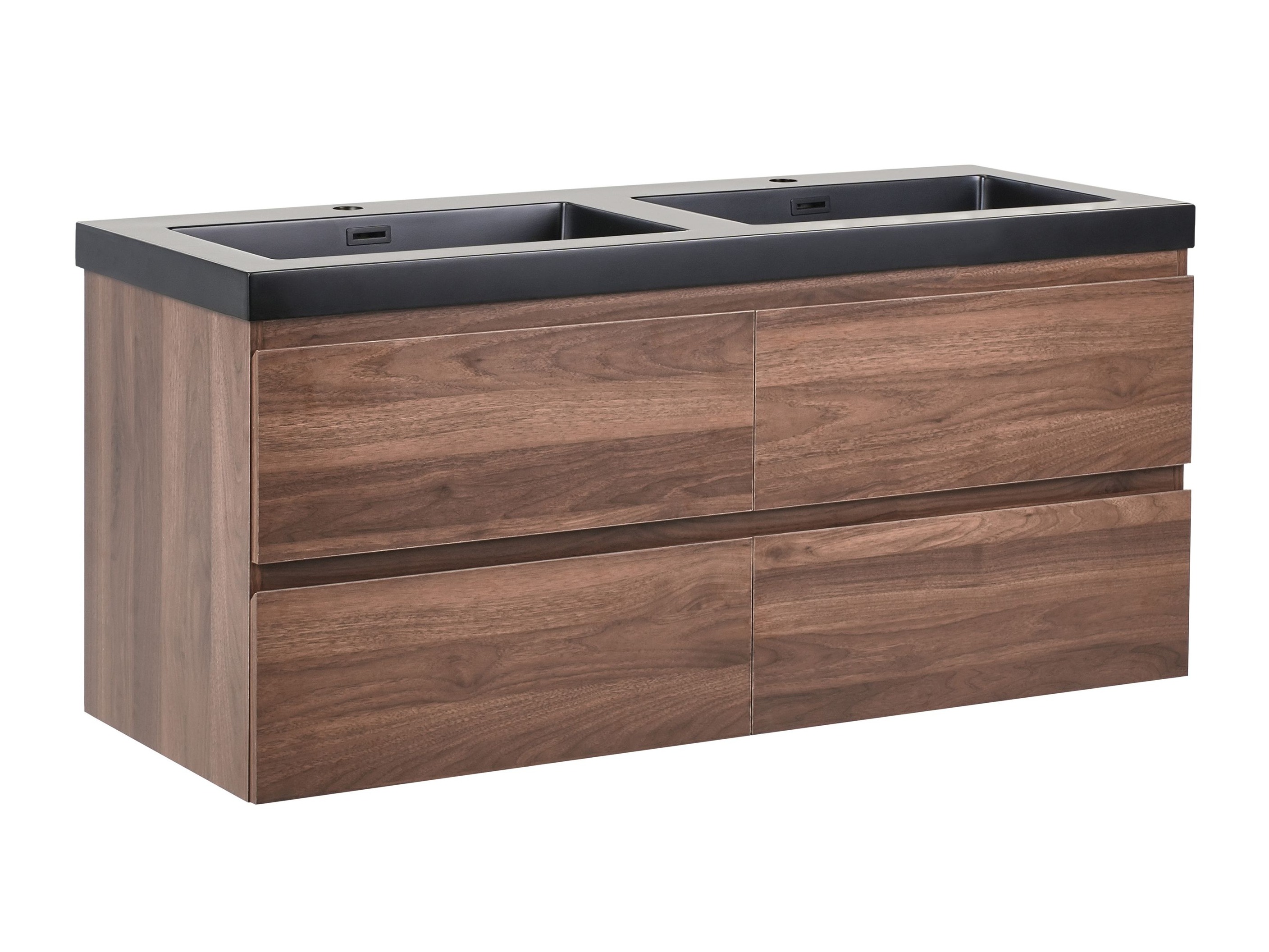 Vannitoa põrandakapp kraanikausile Berwyn 2873 (Tumepruun)