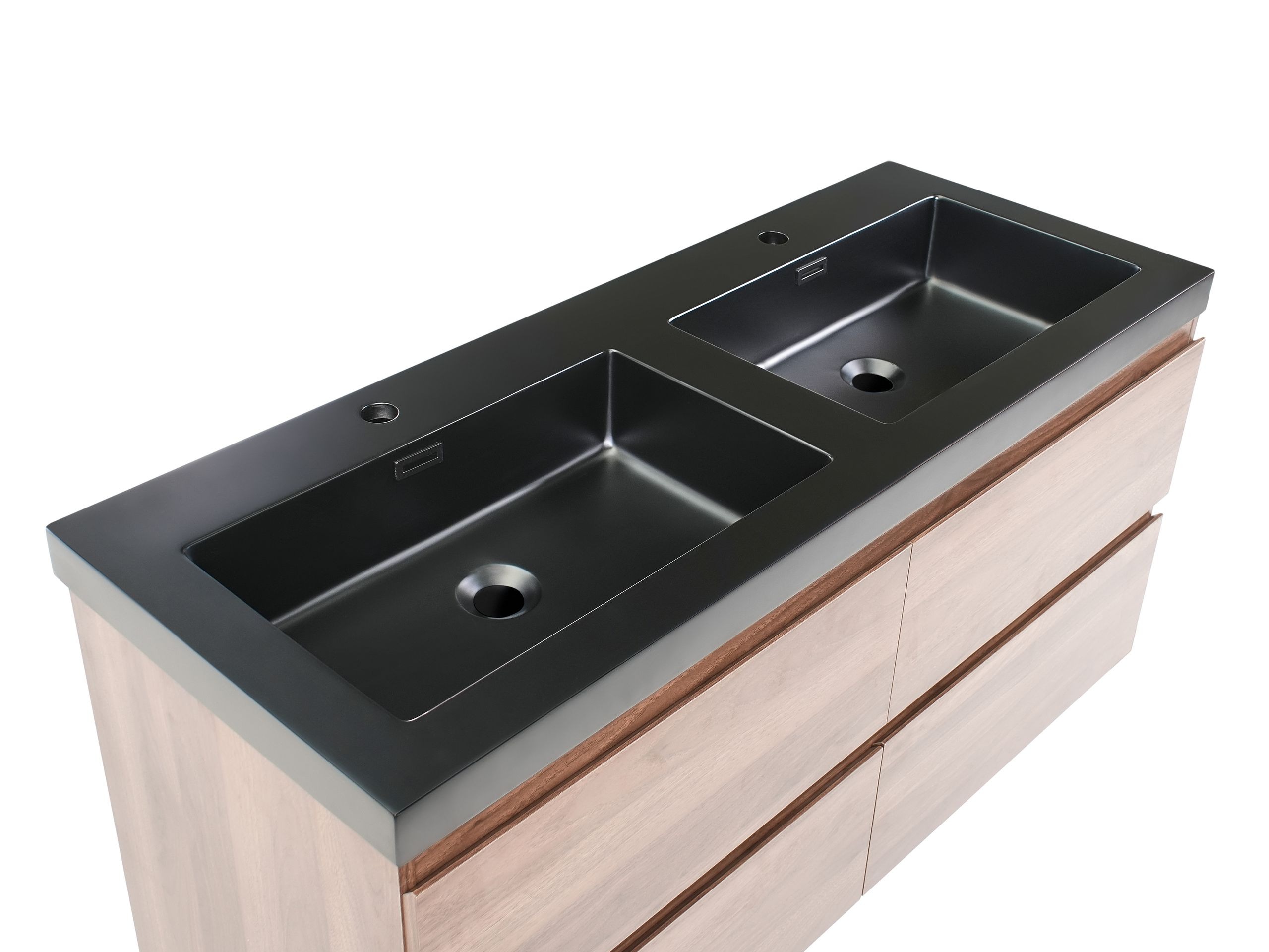 Vannitoa põrandakapp kraanikausile Berwyn 2873 (Tumepruun)