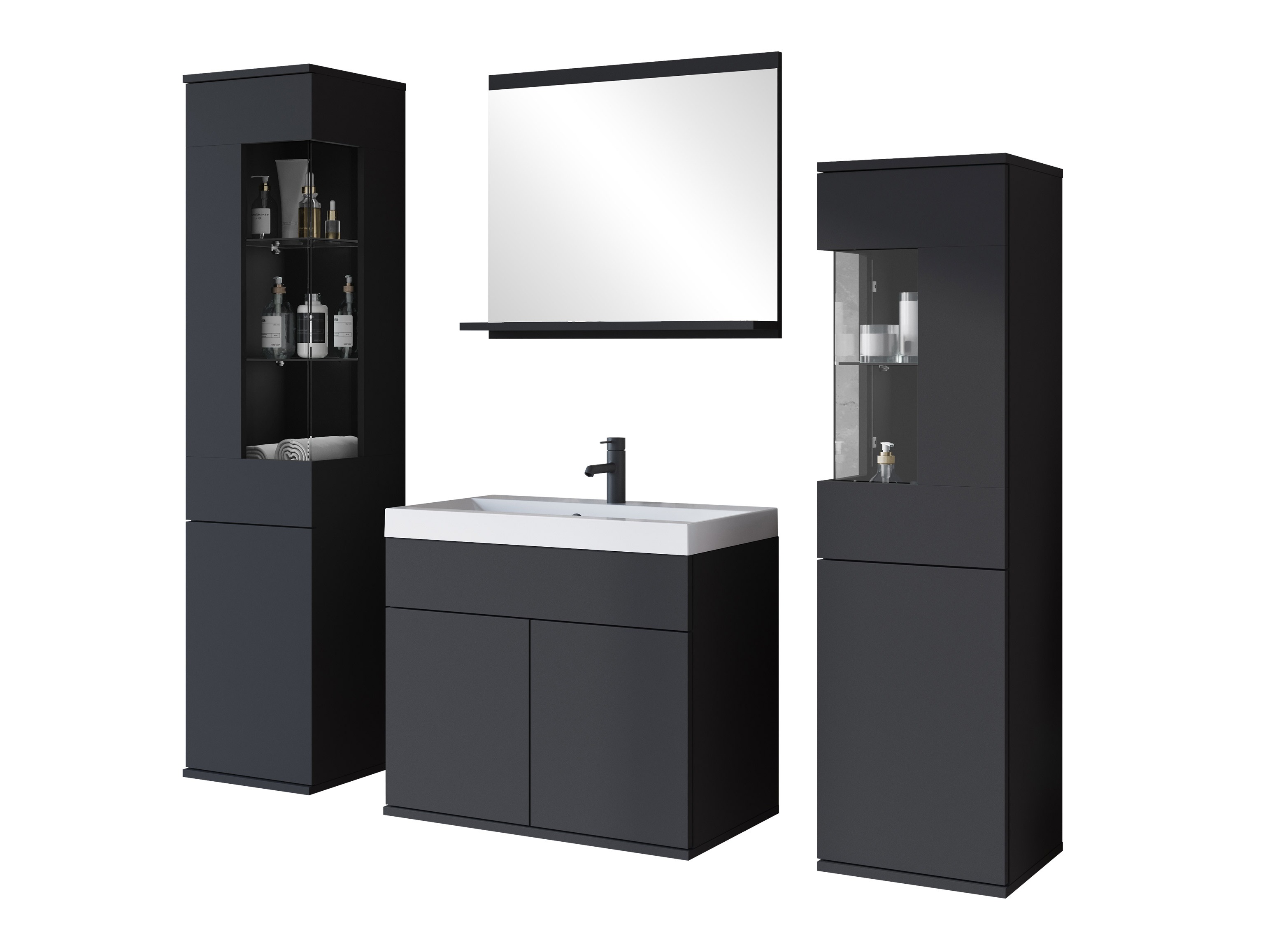 Vannitoakomplekt Sarasota 194 (Grafiit)