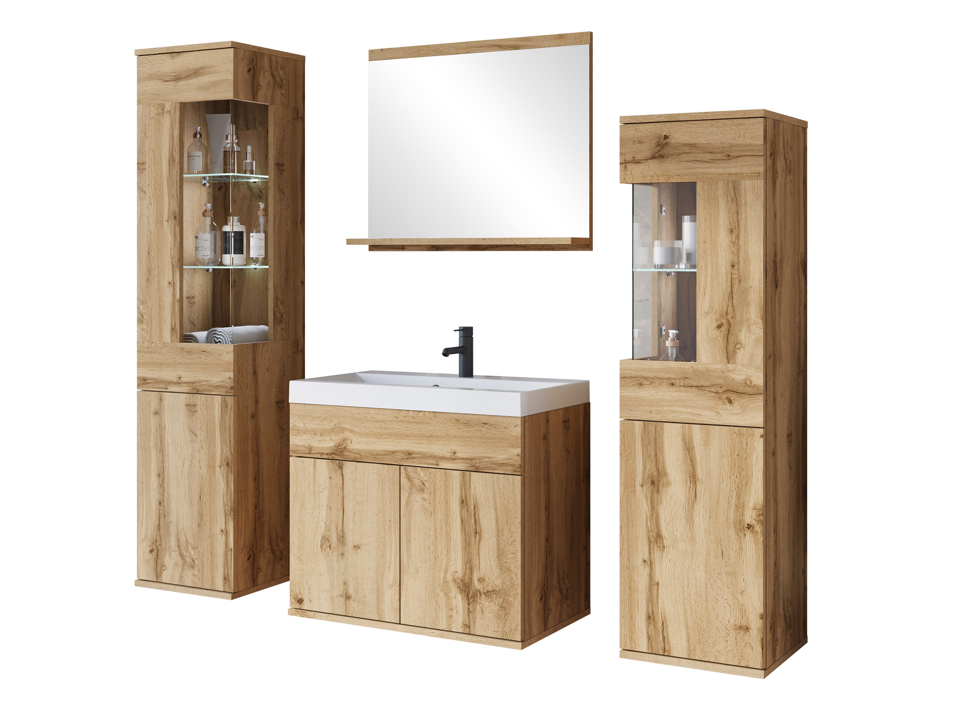 Vannitoakomplekt Sarasota 194 (Wotani tamm)