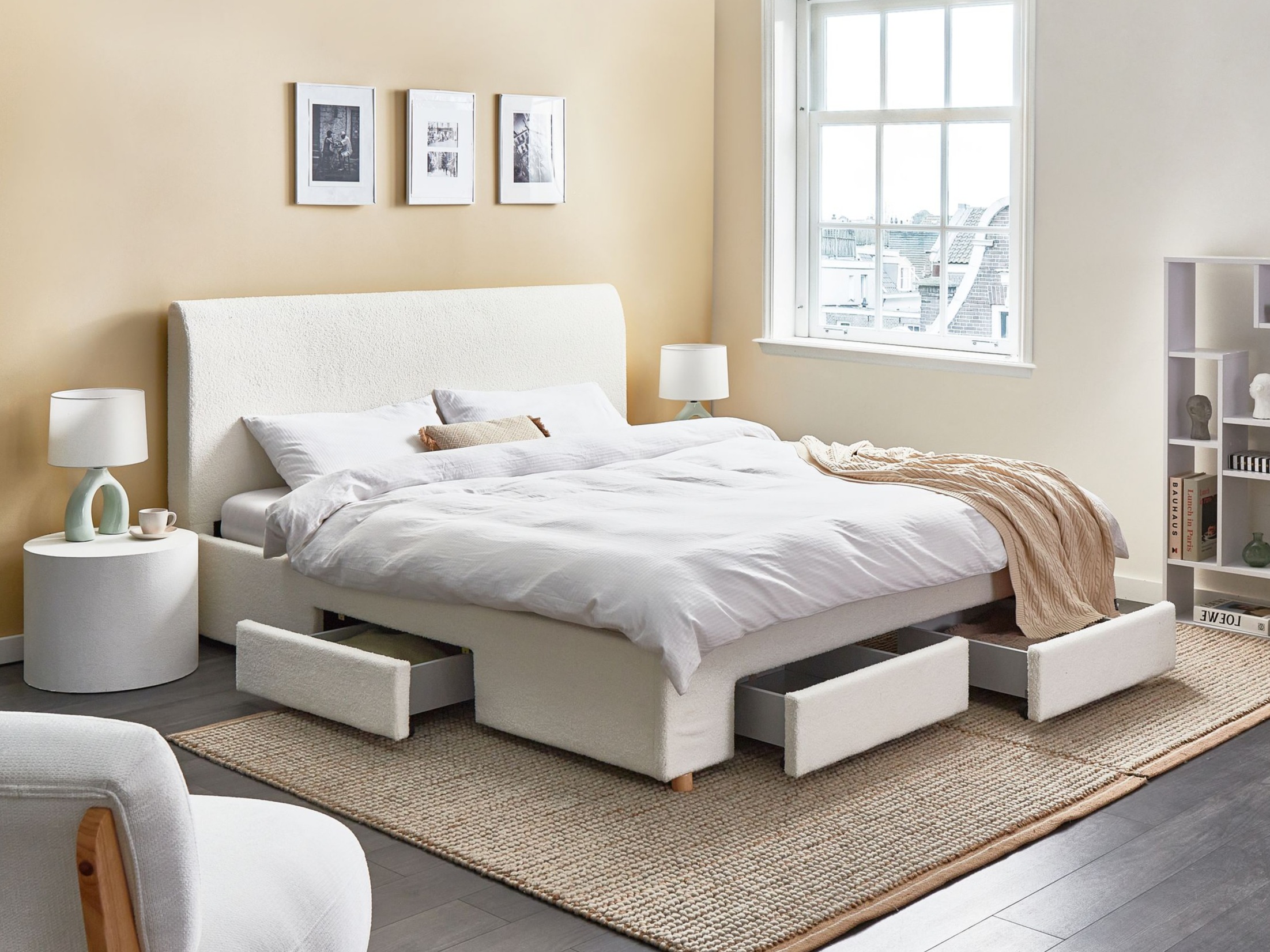 Voodi Berwyn 2875 (Valge)