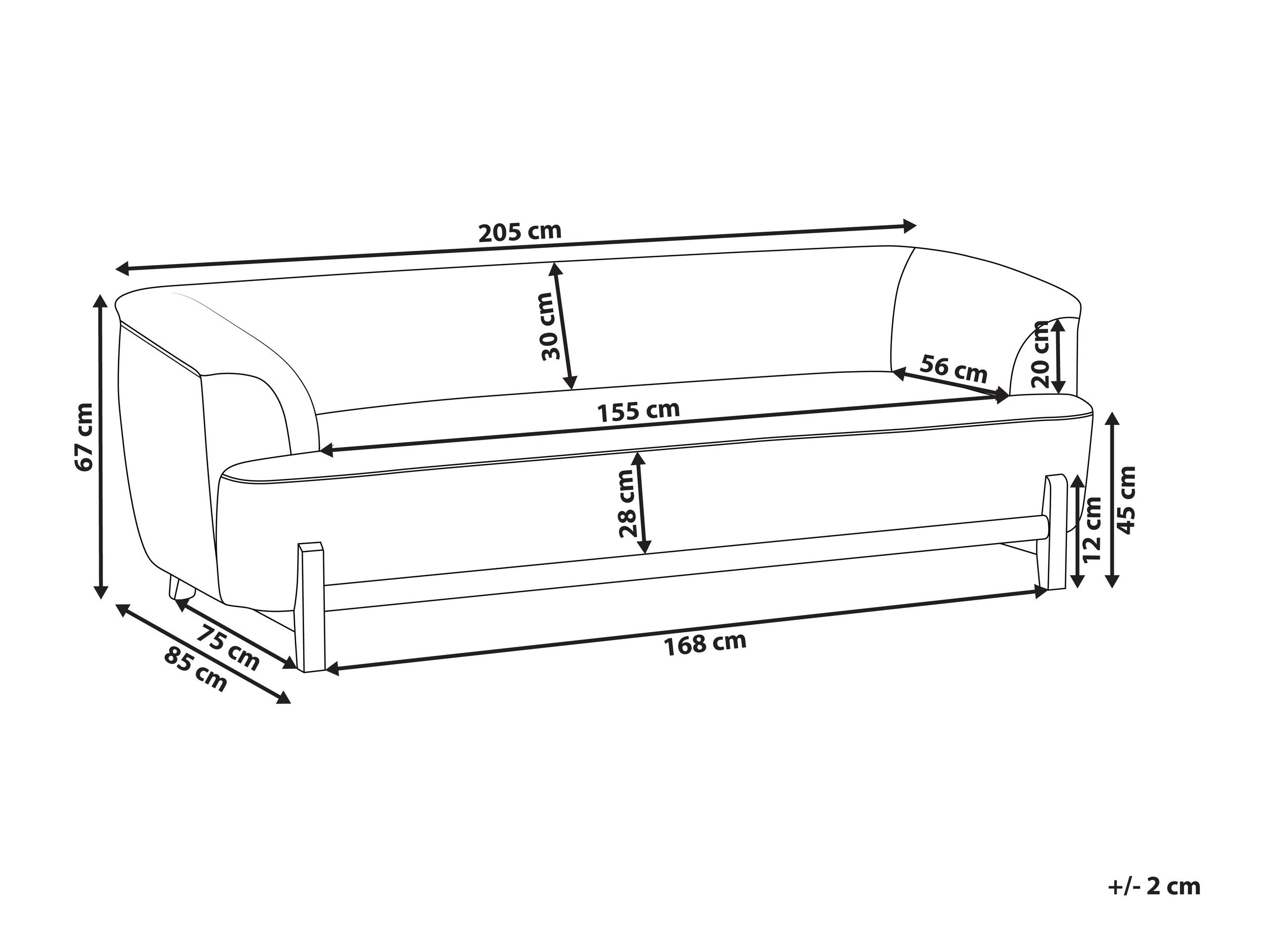 Diivan Berwyn 2880 (Hall)