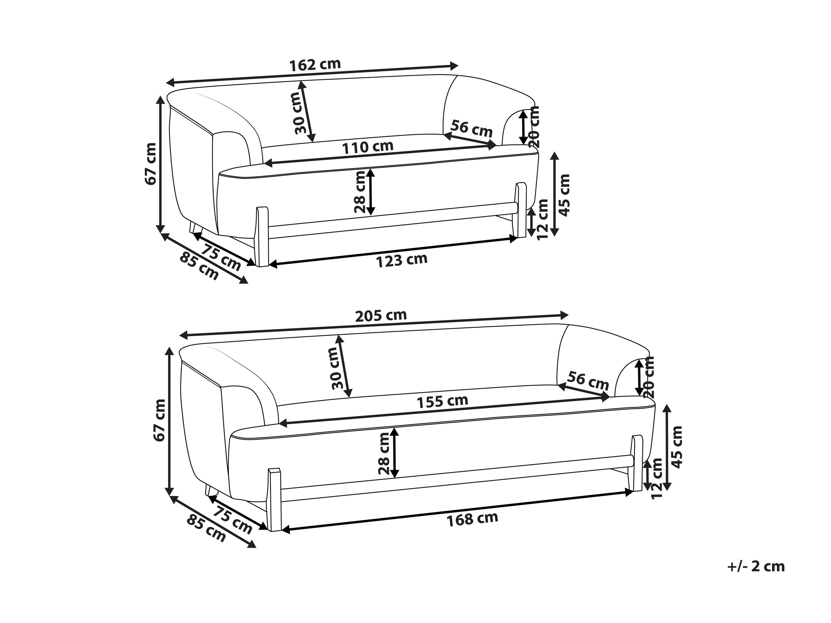 Pehme mööbli komplekt Berwyn 2881 (Helehall)