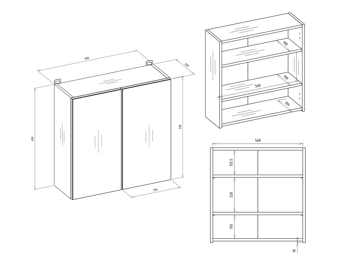 Vannitoa peegelkapid Balelbo 101 (Artisan tamm)