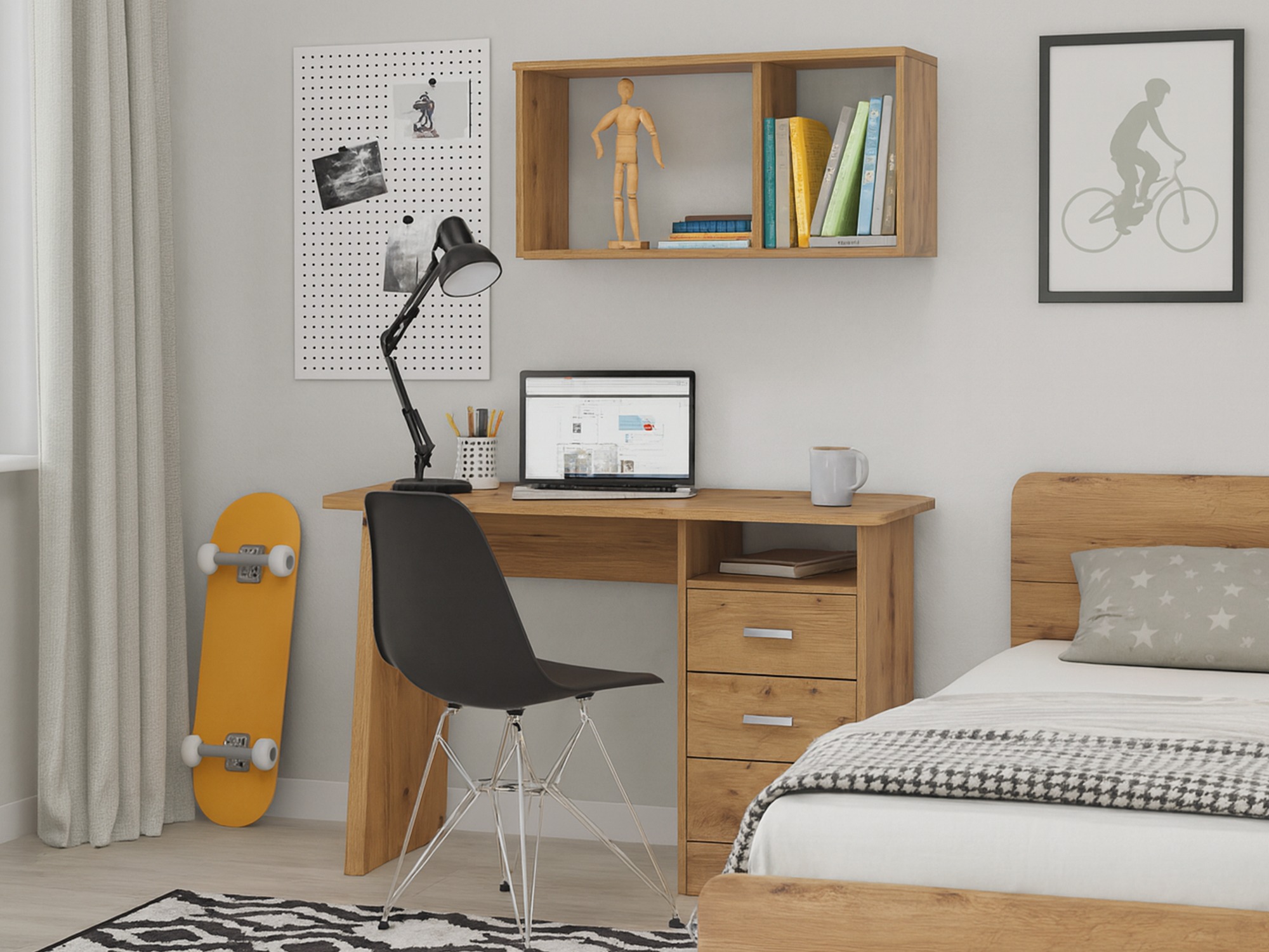 Kirjutuslaud Ontario 204 (Artisan tamm)