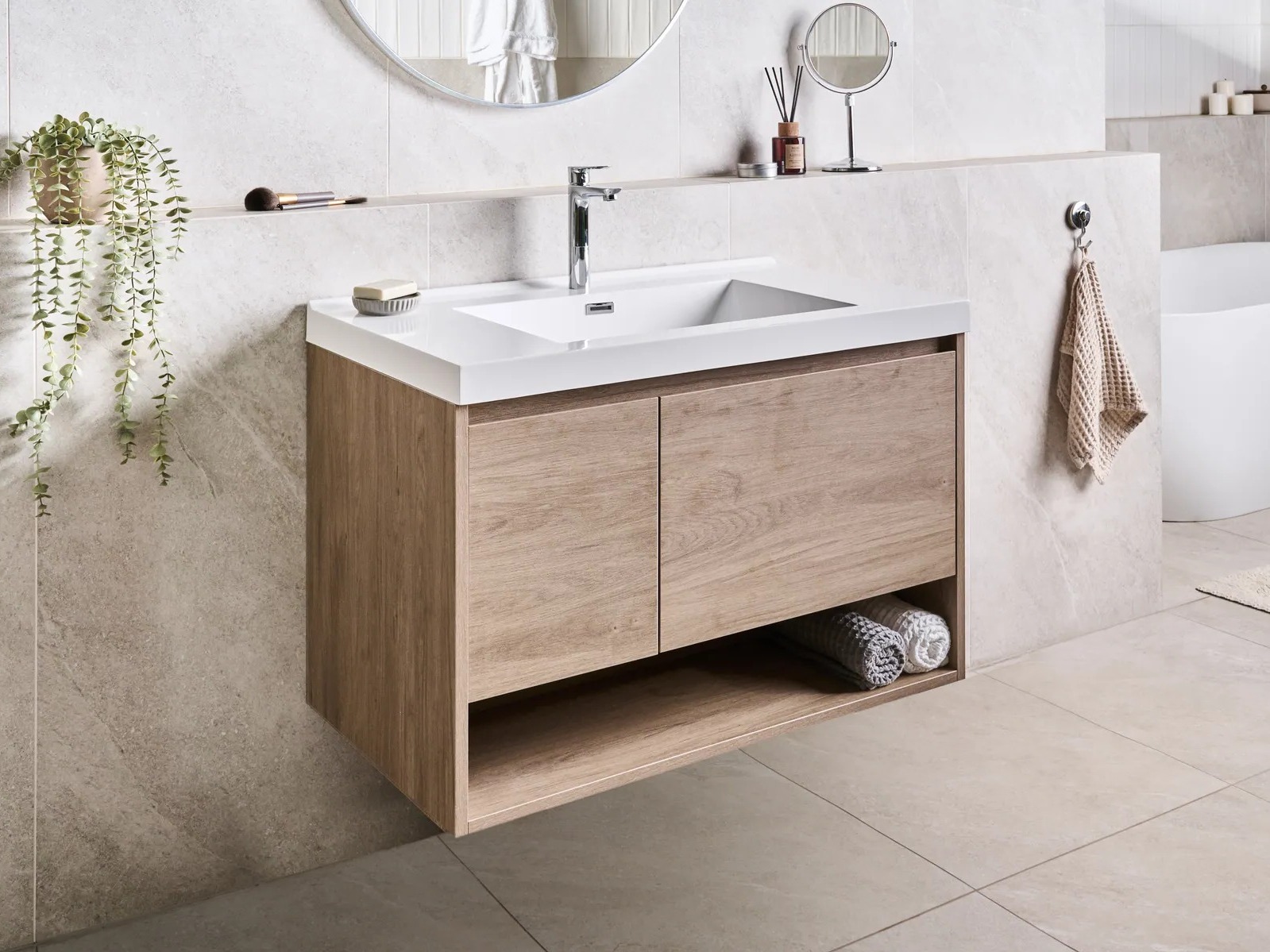 Vannitoa põrandakapp kraanikausile Berwyn 2897