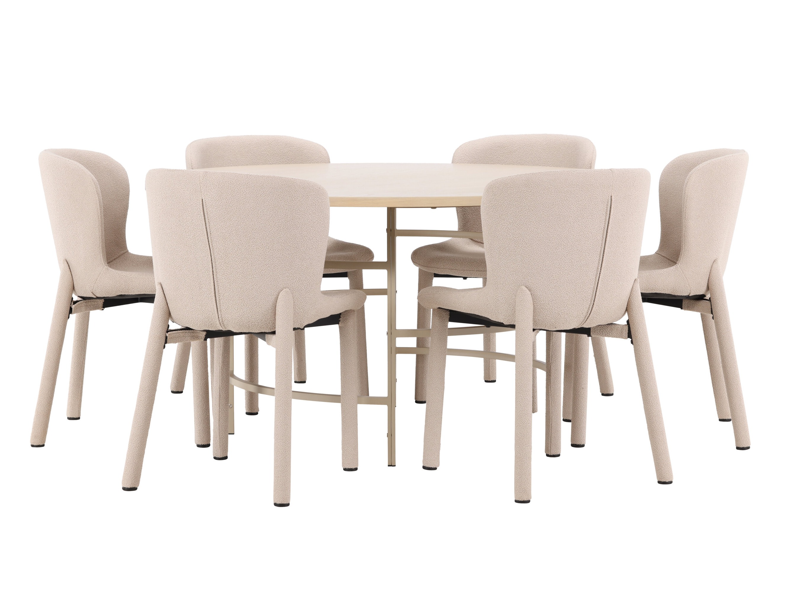 Söögitoakomplekt Dallas 4987 (Helepruun)