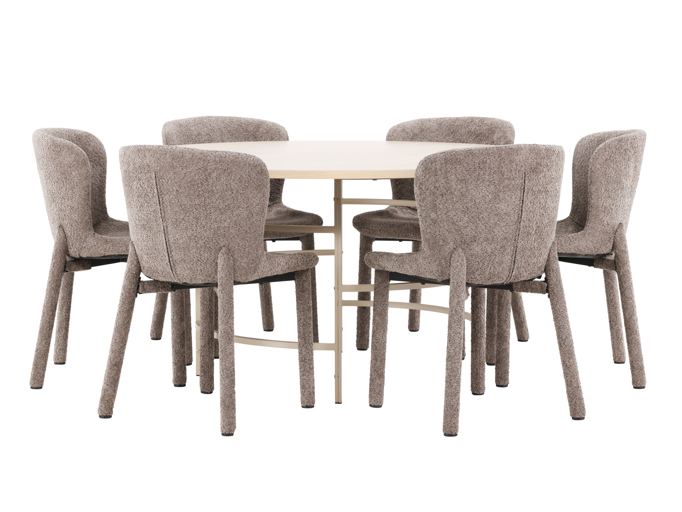 Söögitoakomplekt Dallas 4987 (Helepruun)