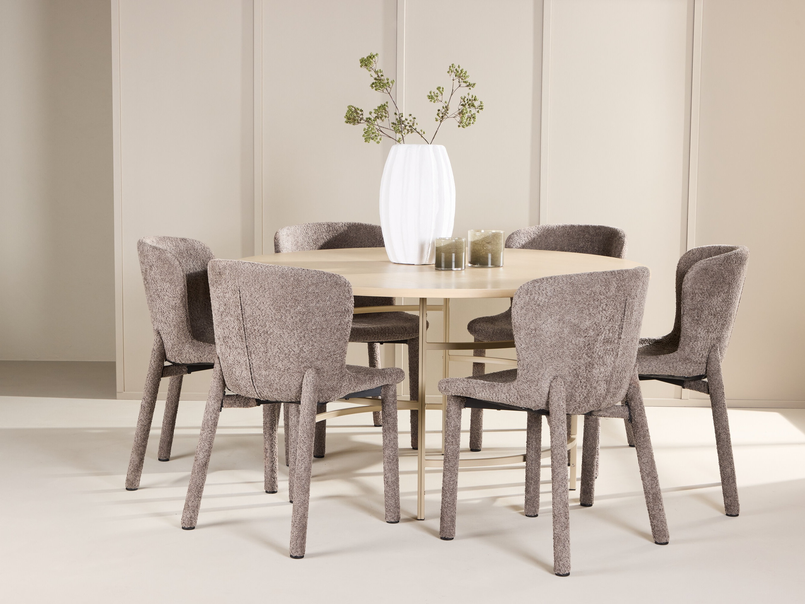 Söögitoakomplekt Dallas 4987 (Helepruun)