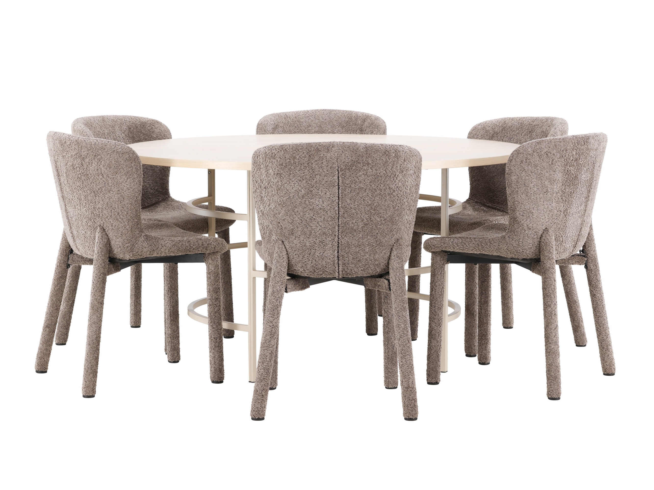 Söögitoakomplekt Dallas 4987 (Helepruun)