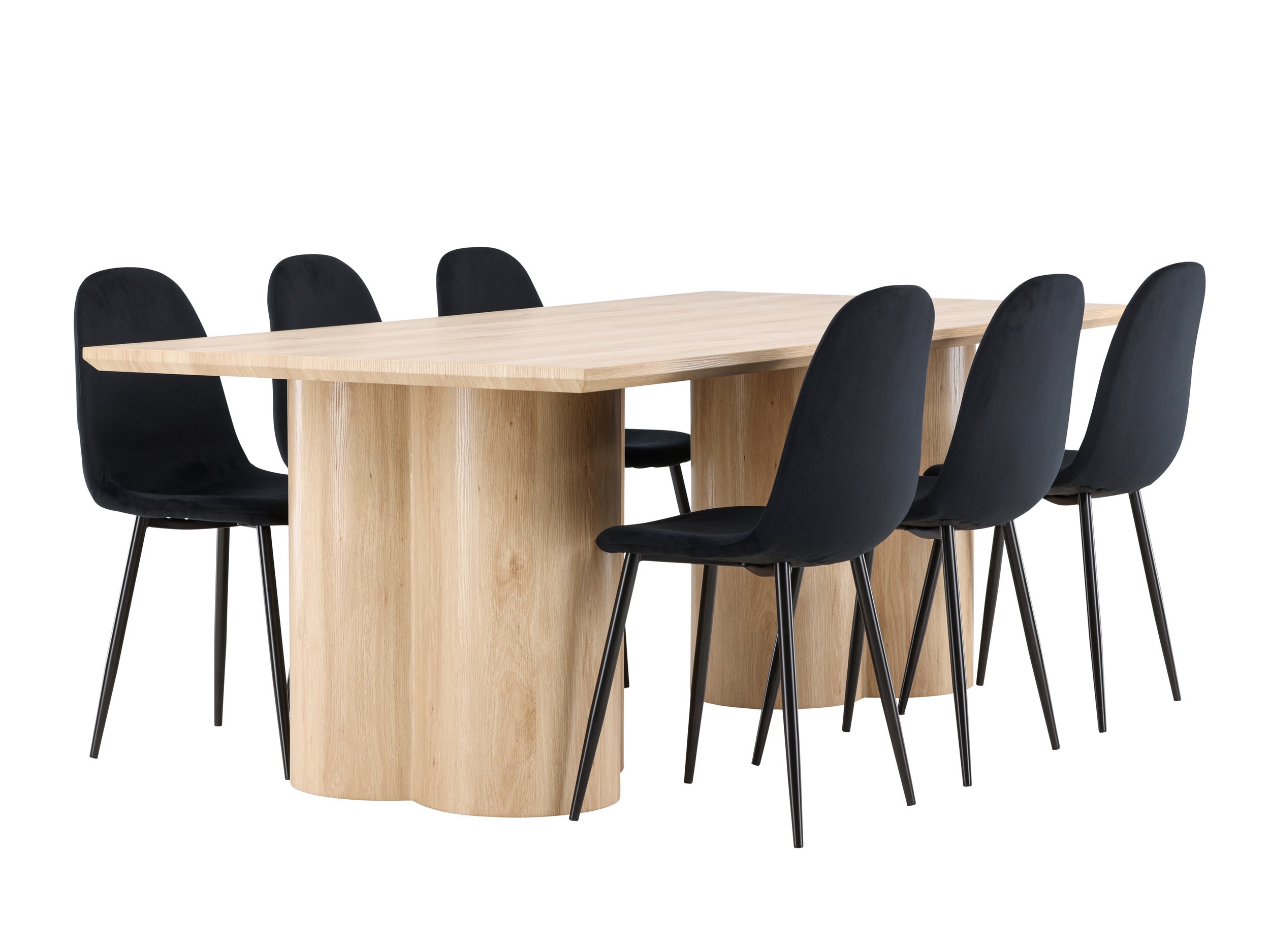 Söögitoakomplekt Dallas 5018 (Must)