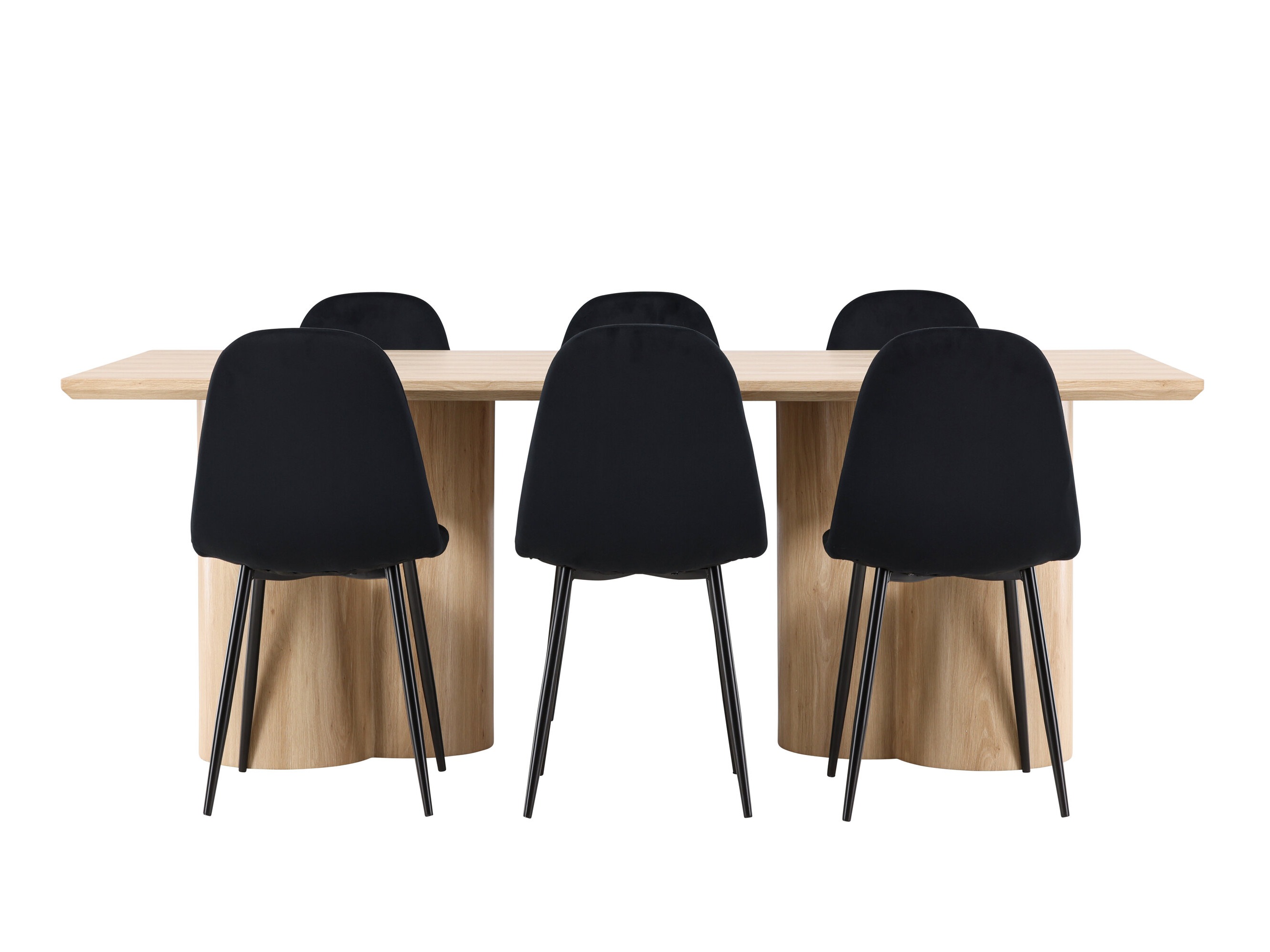 Söögitoakomplekt Dallas 5018 (Must)