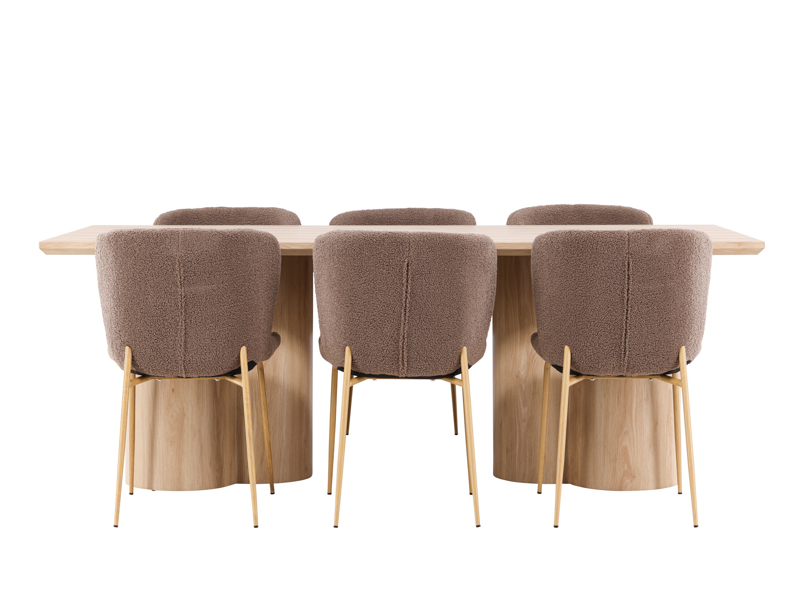 Söögitoakomplekt Dallas 5021 (Pruun)