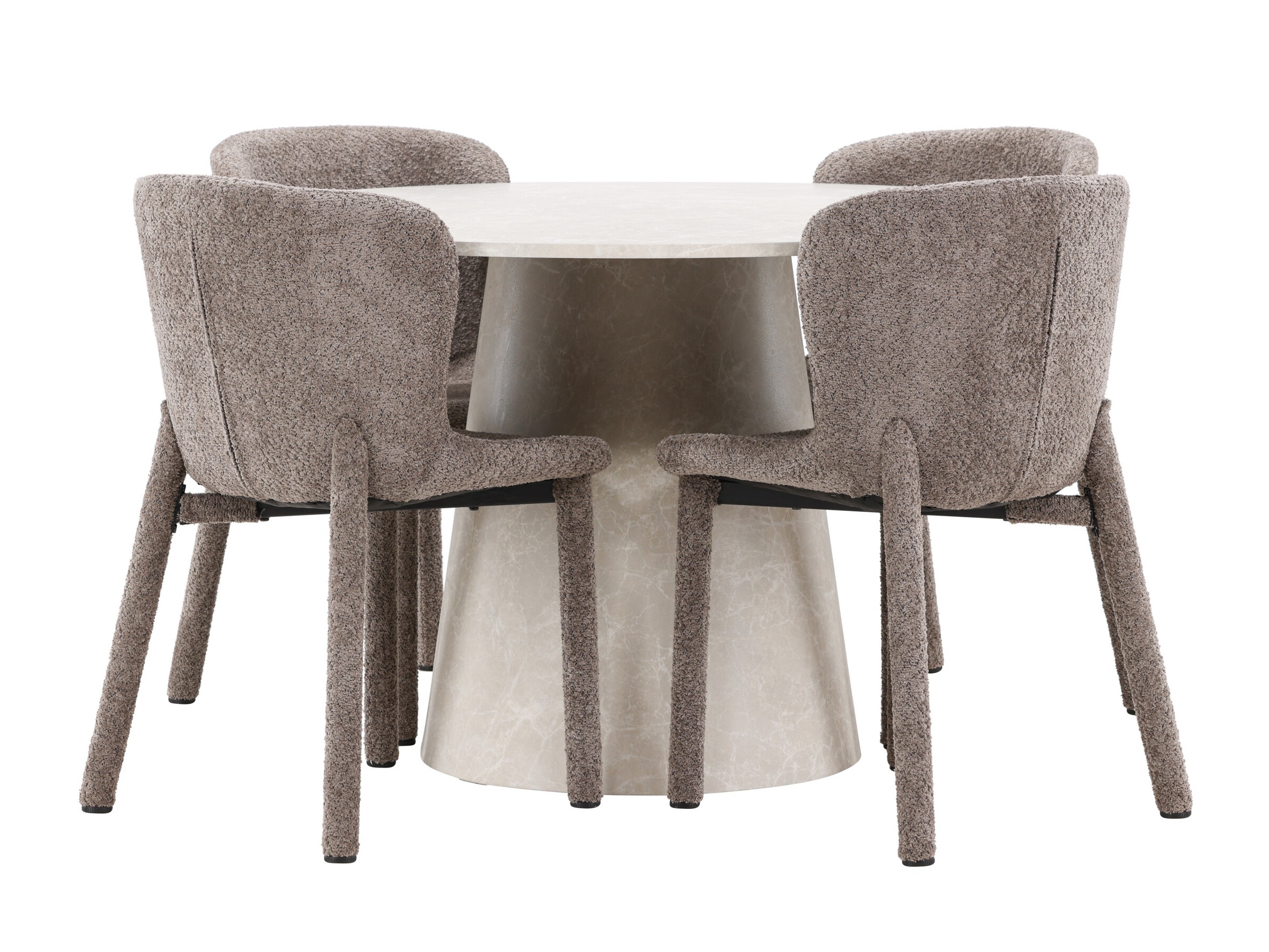 Söögitoakomplekt Dallas 5023 (Pruun)