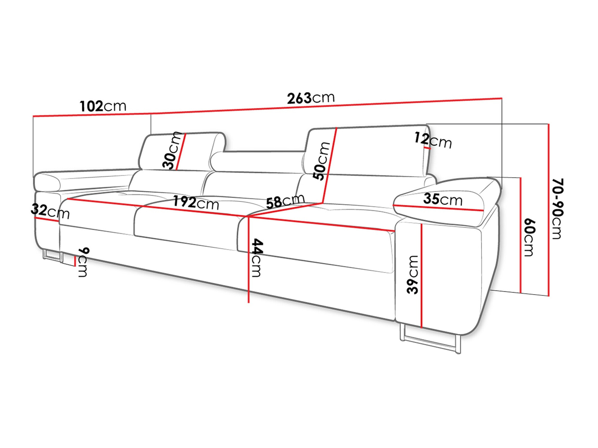 Diivan SE2815 kahjustatud pakendiga