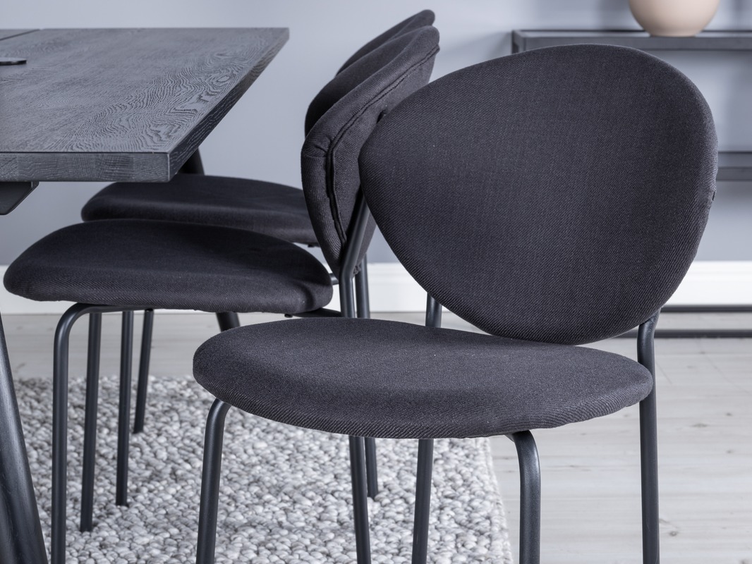 Söögitoakomplekt Dallas 5025 (Must)