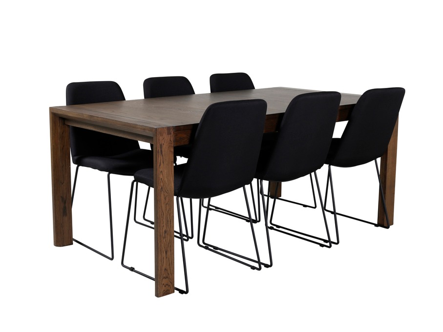 Söögitoakomplekt Dallas 5027 (Tume tamm)