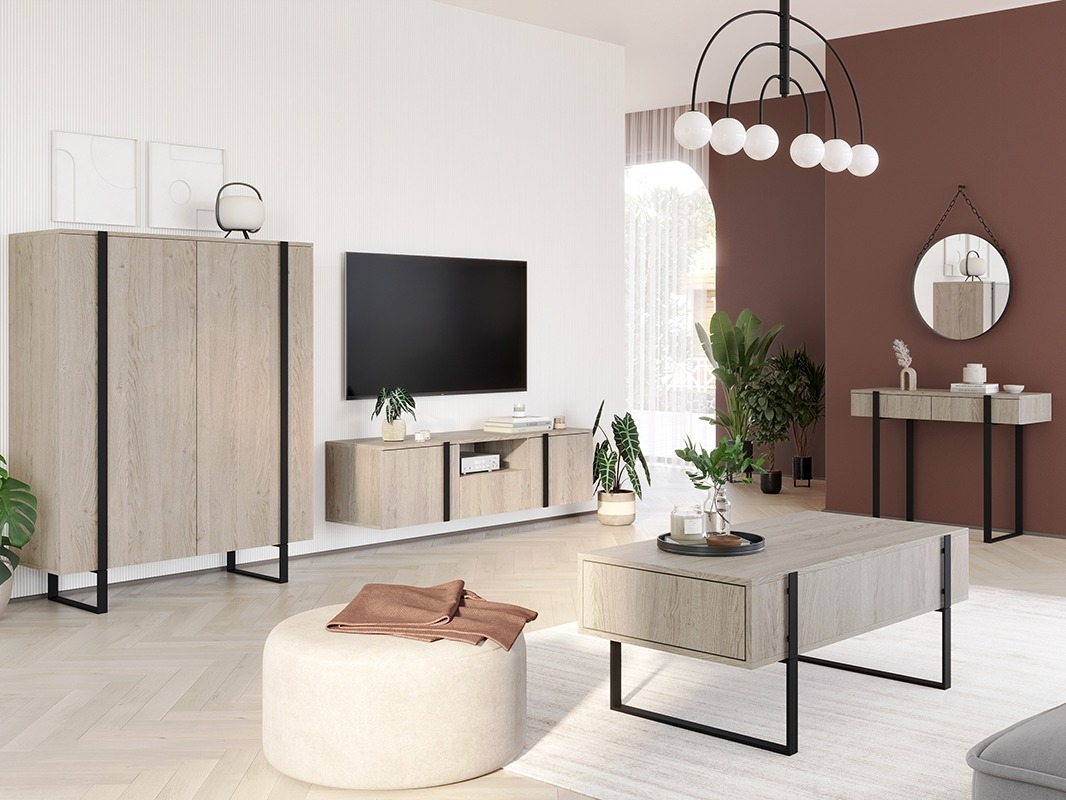 Diivanilaud Lortesu 110 (Must)