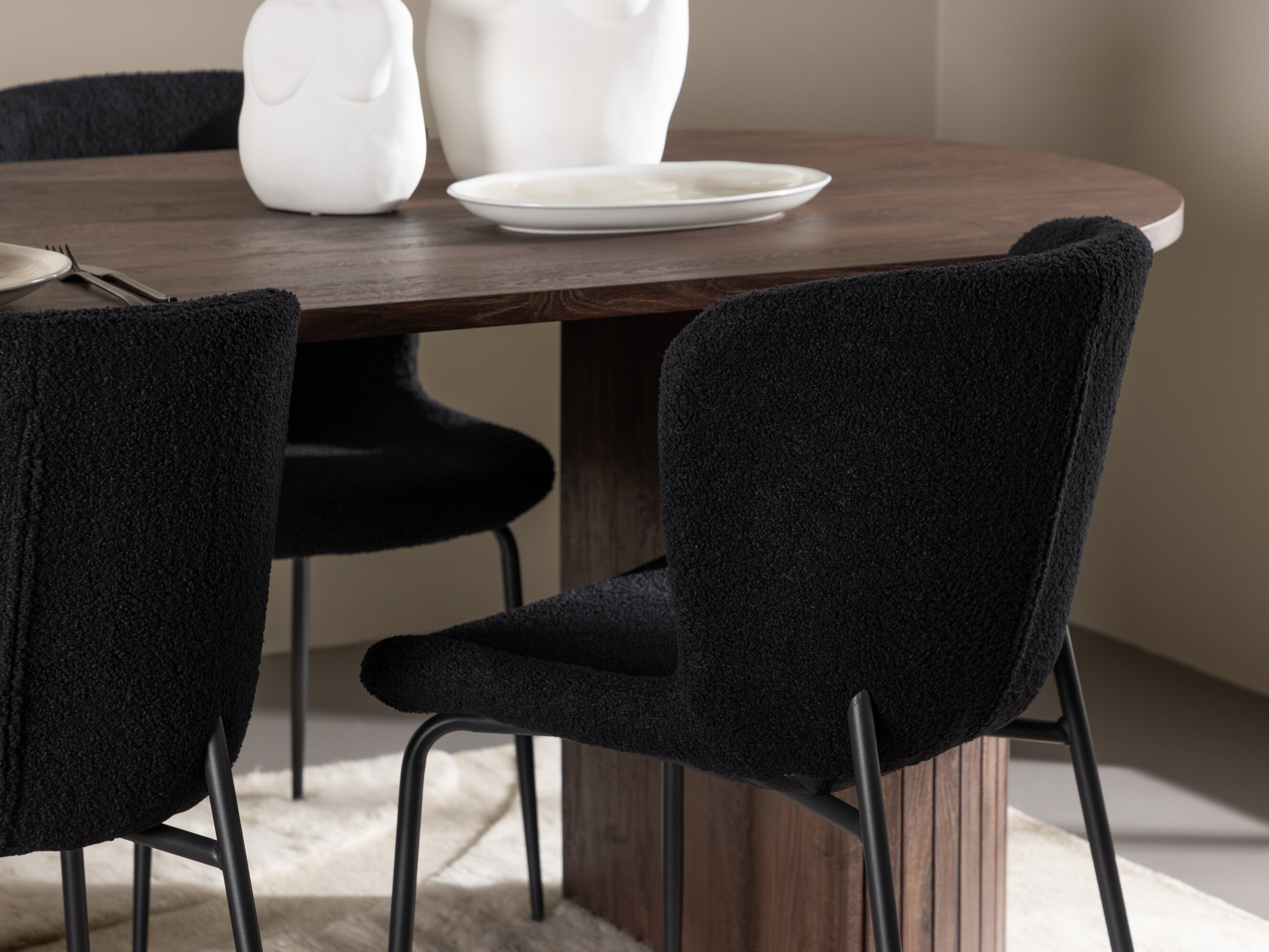 Söögitoakomplekt Dallas 5036 (Must)